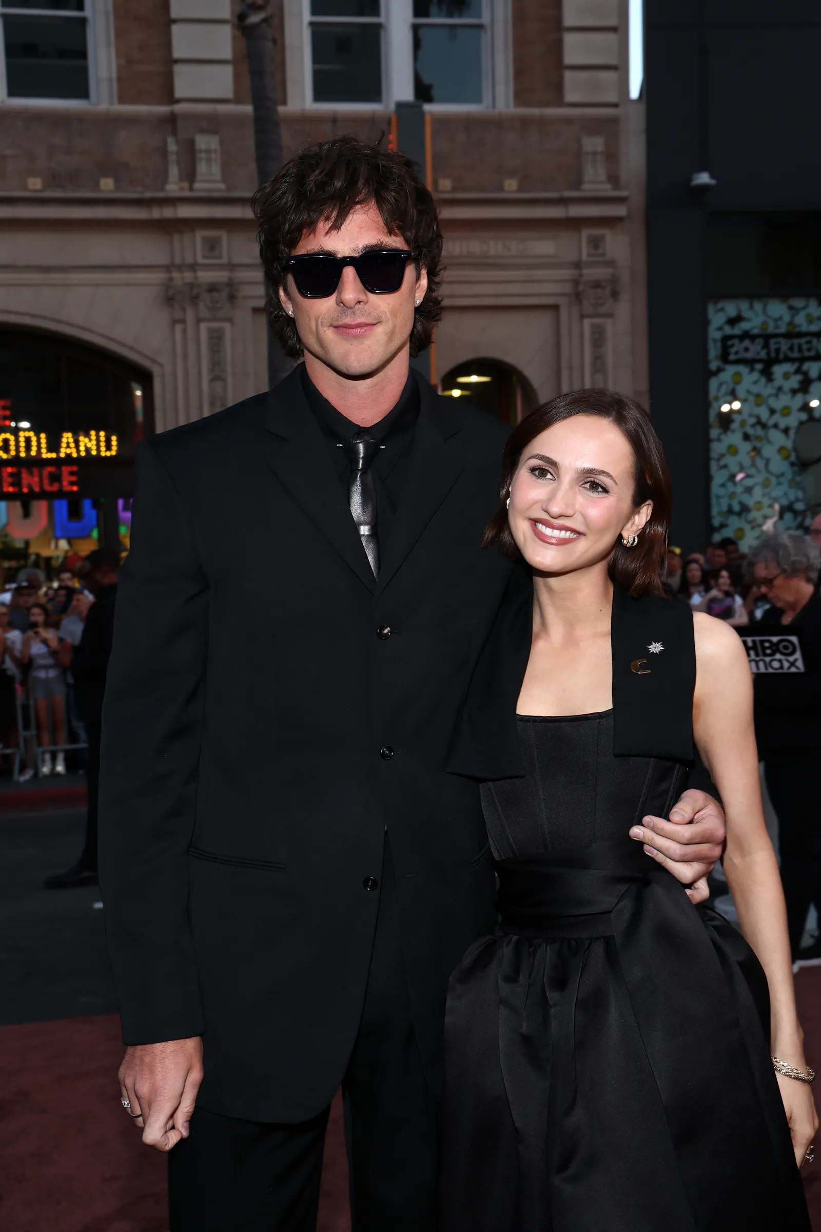 Jacob Elordi en Maude Apatow bij de premiere van Euphoria seizoen 3