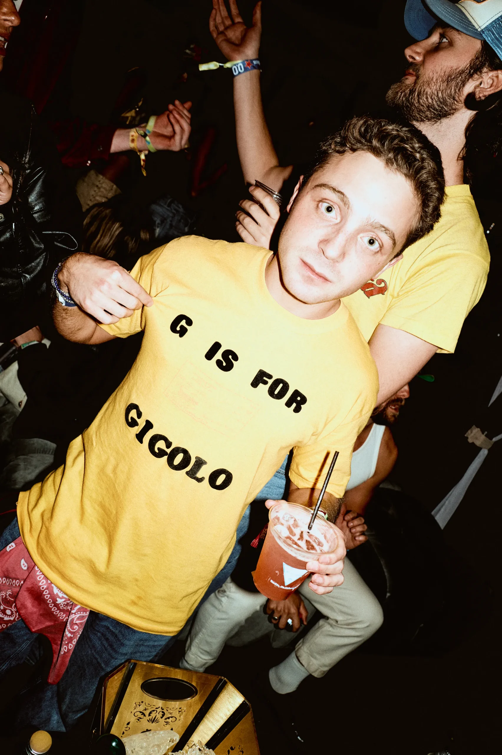 Jake Shane bij het Coachella 2026-openingsfeest