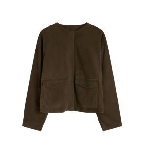 Suede bomber van St. Agni