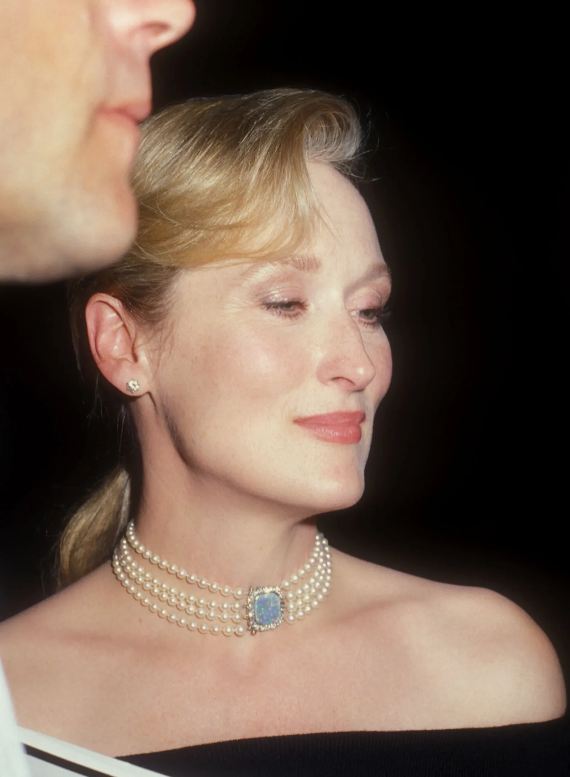 Een vintage foto van Meryl Streep in 1989