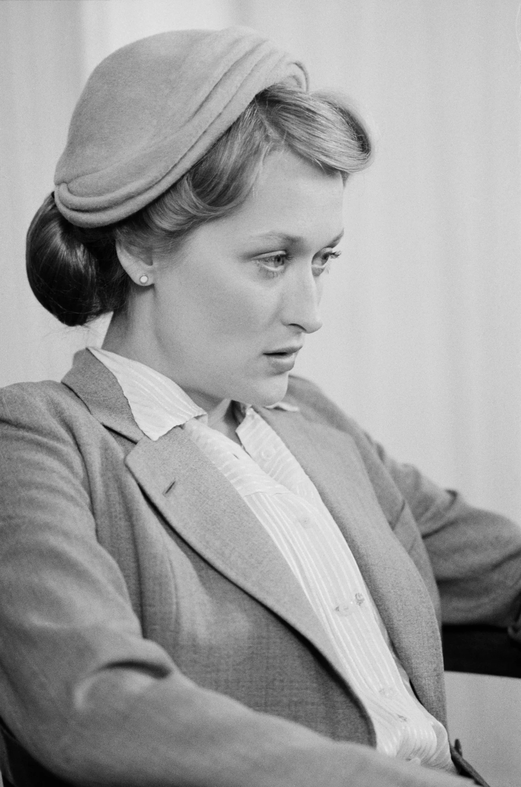 Een vintage foto van Meryl Streep 