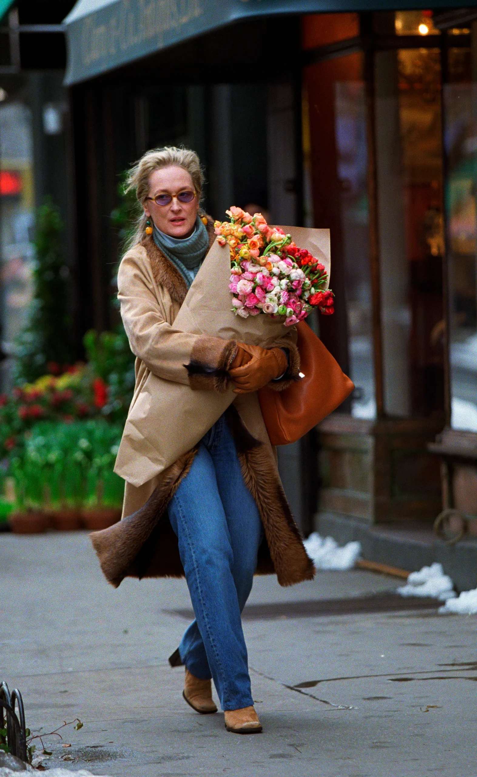 Een vintage foto van Meryl Streep in 2001
