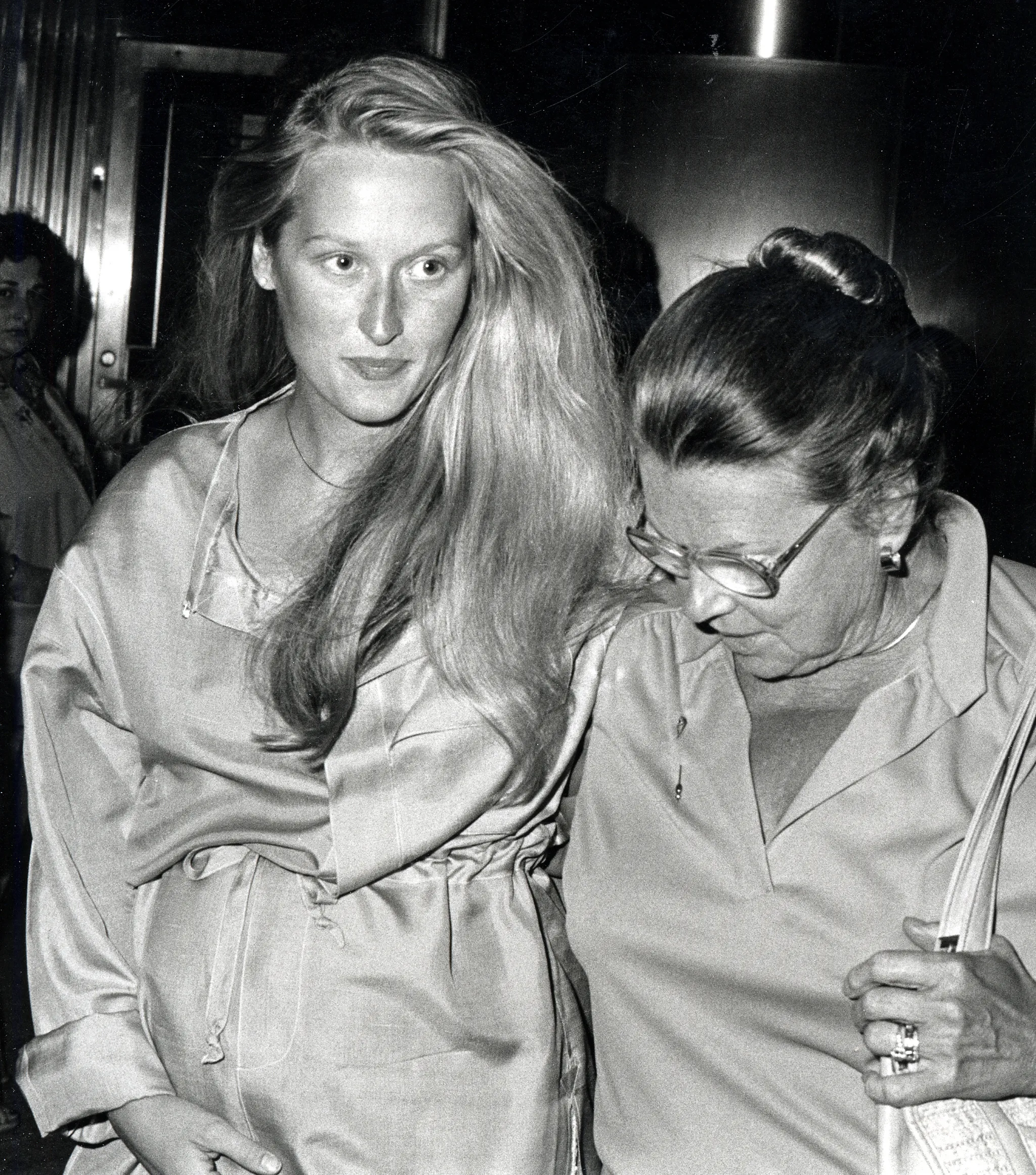 Een vintage foto van Meryl Streep 