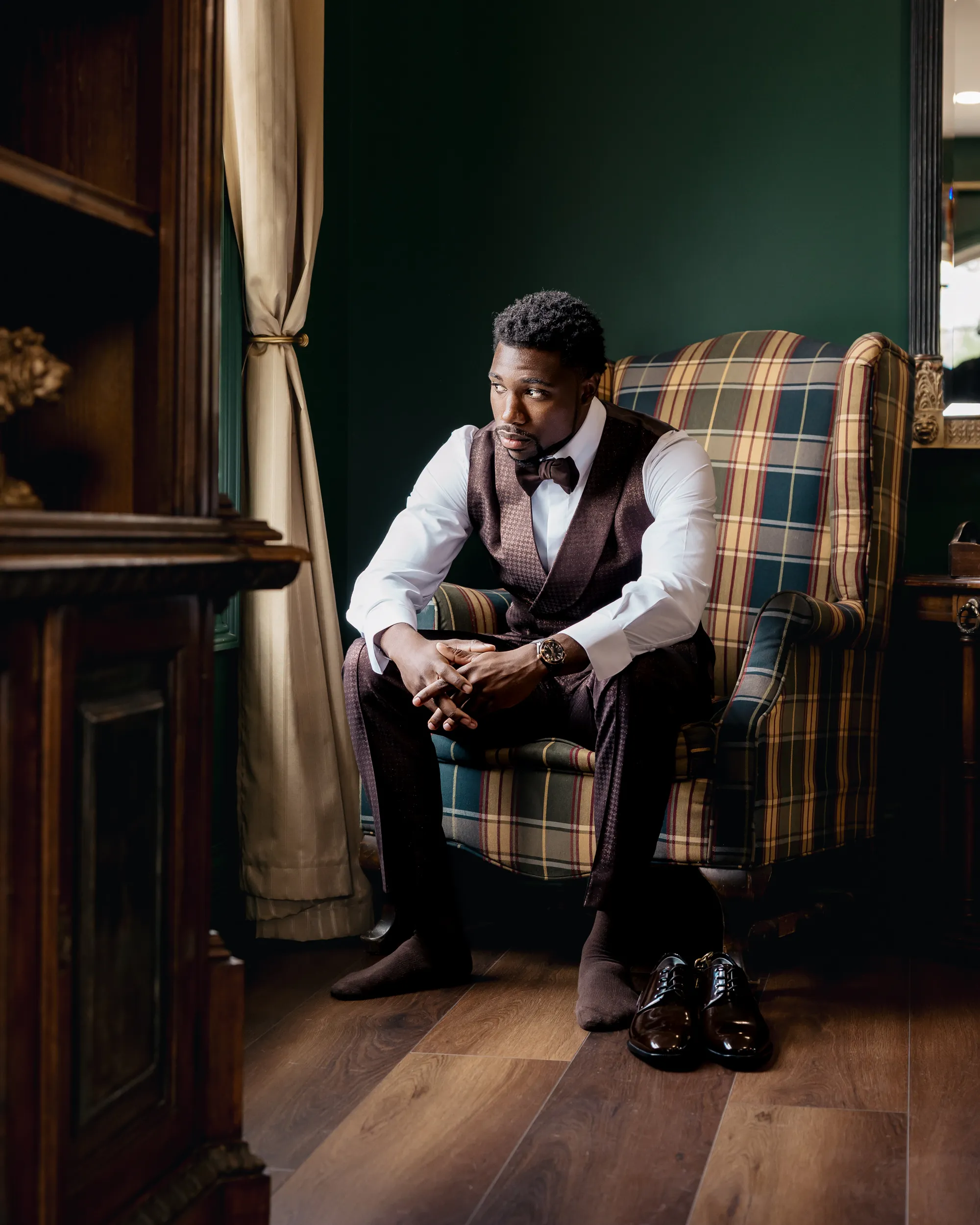 De bruiloft van Noah Lyles en Junelle Bromfield