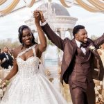 De bruiloft van Noah Lyles en Junelle Bromfield