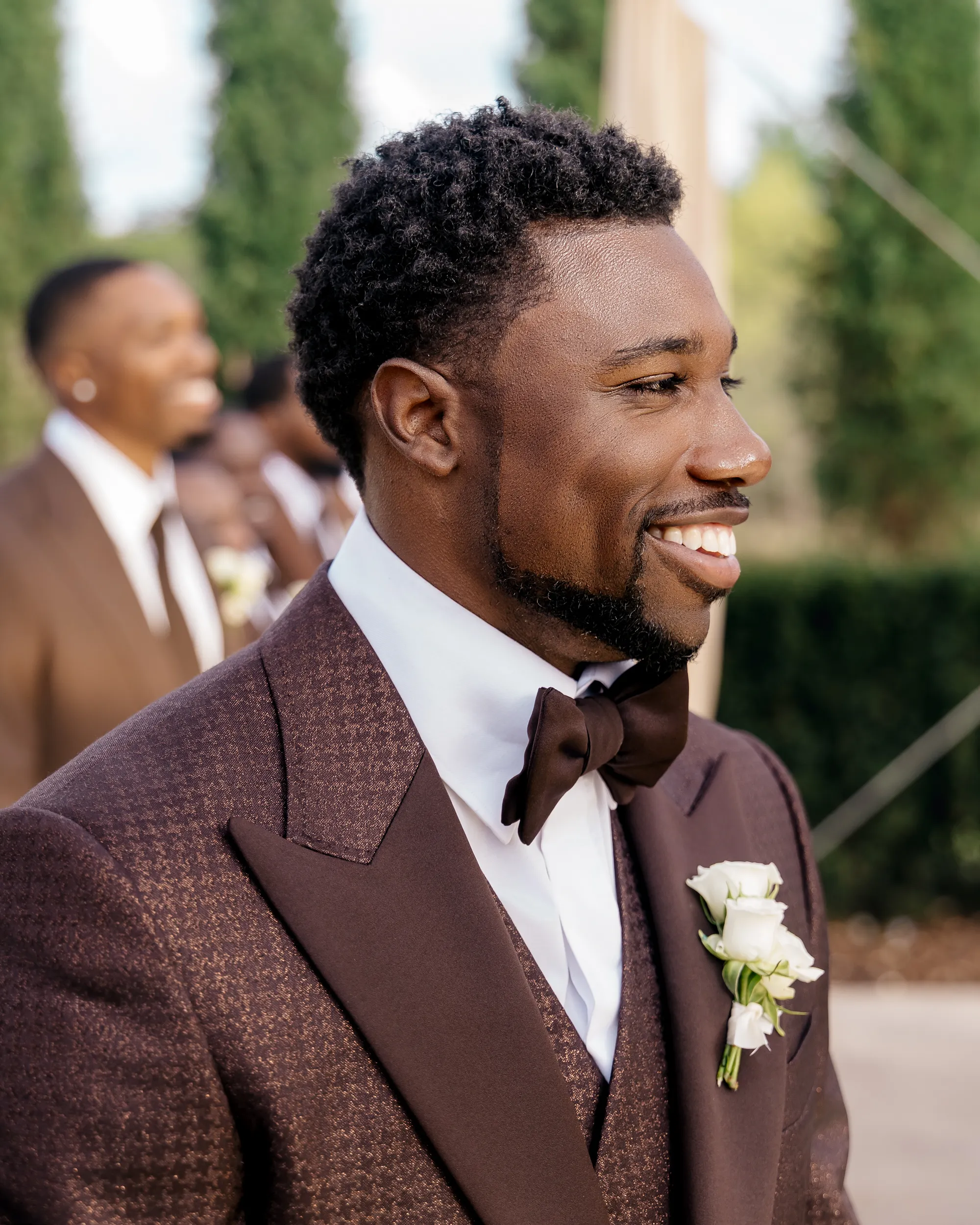 De bruiloft van Noah Lyles en Junelle Bromfield