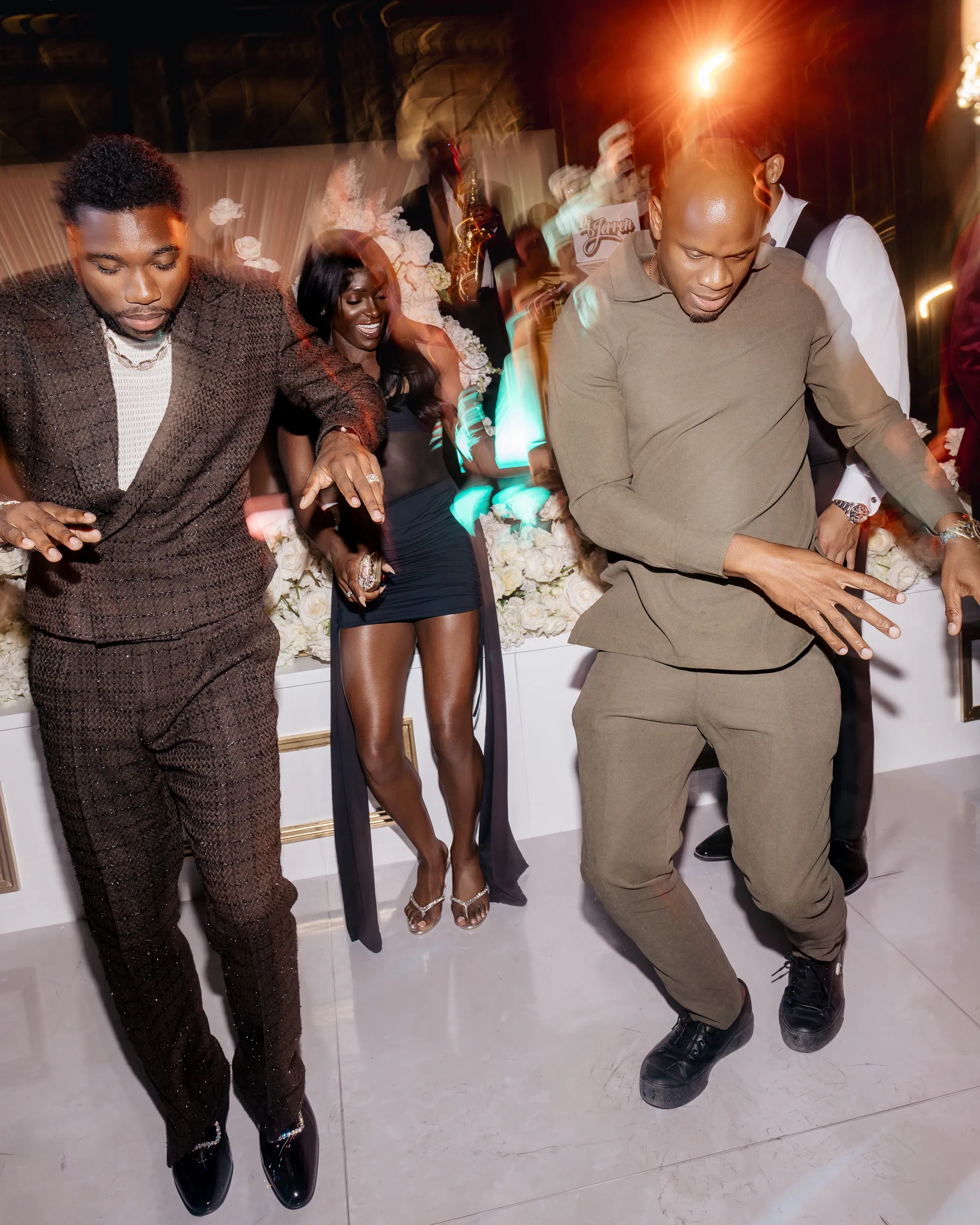 De bruiloft van Noah Lyles en Junelle Bromfield