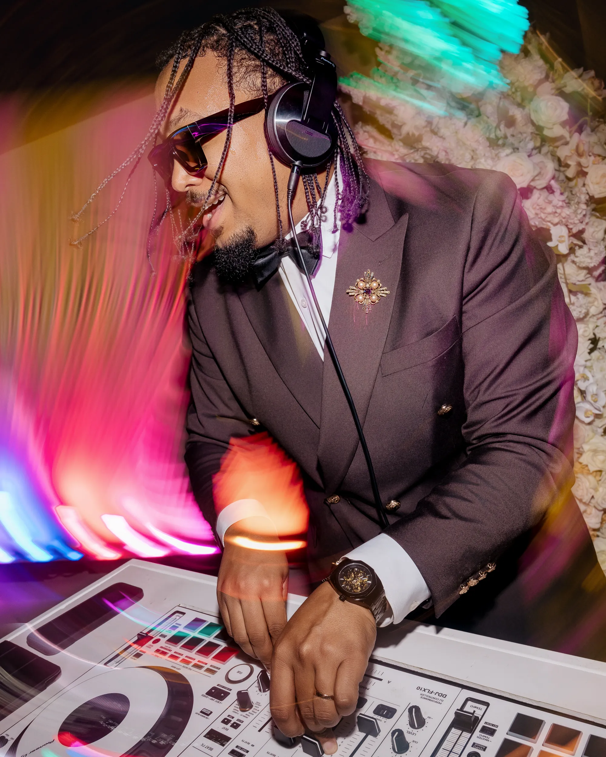 De bruiloft van Noah Lyles en Junelle Bromfield