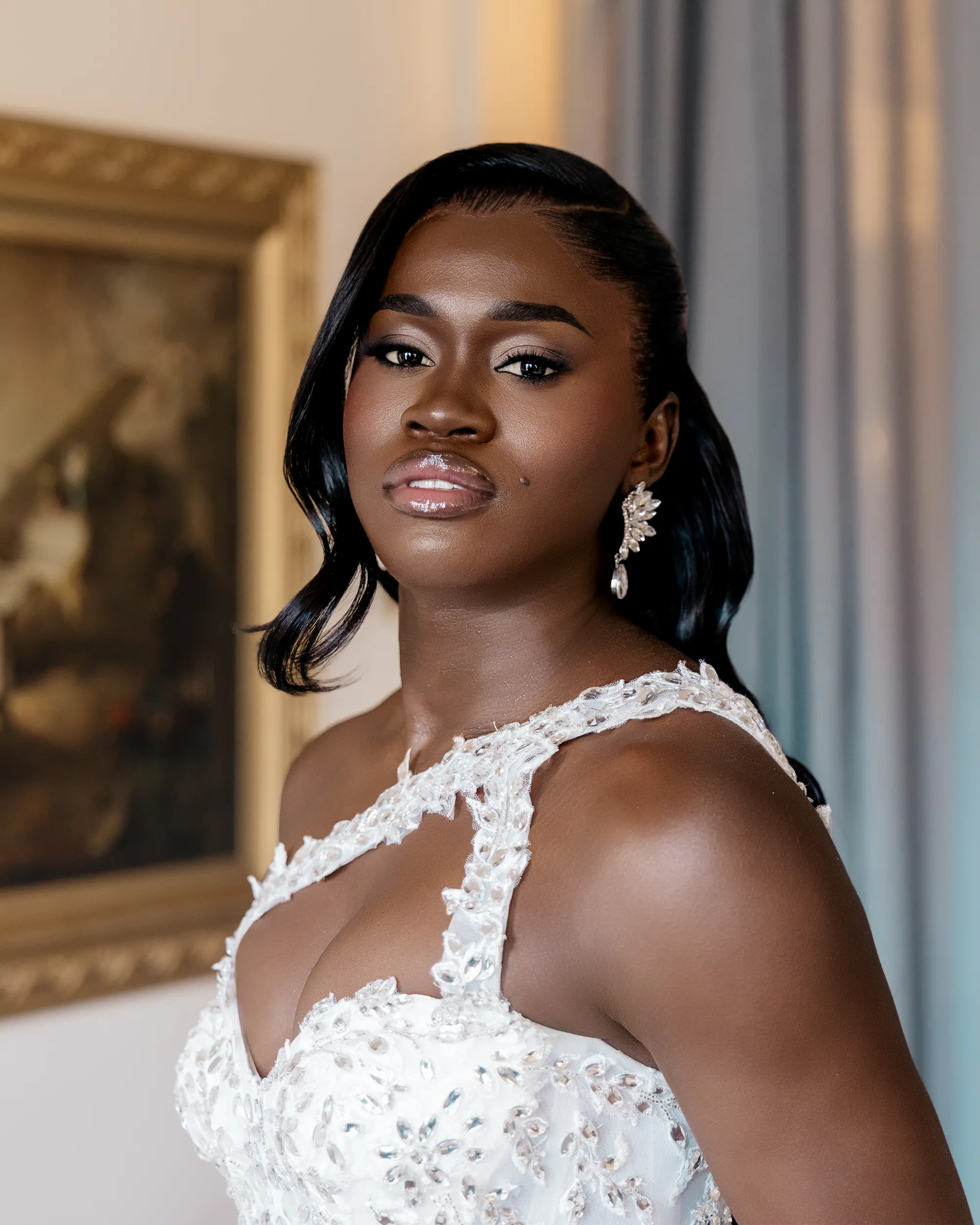 De bruiloft van Noah Lyles en Junelle Bromfield