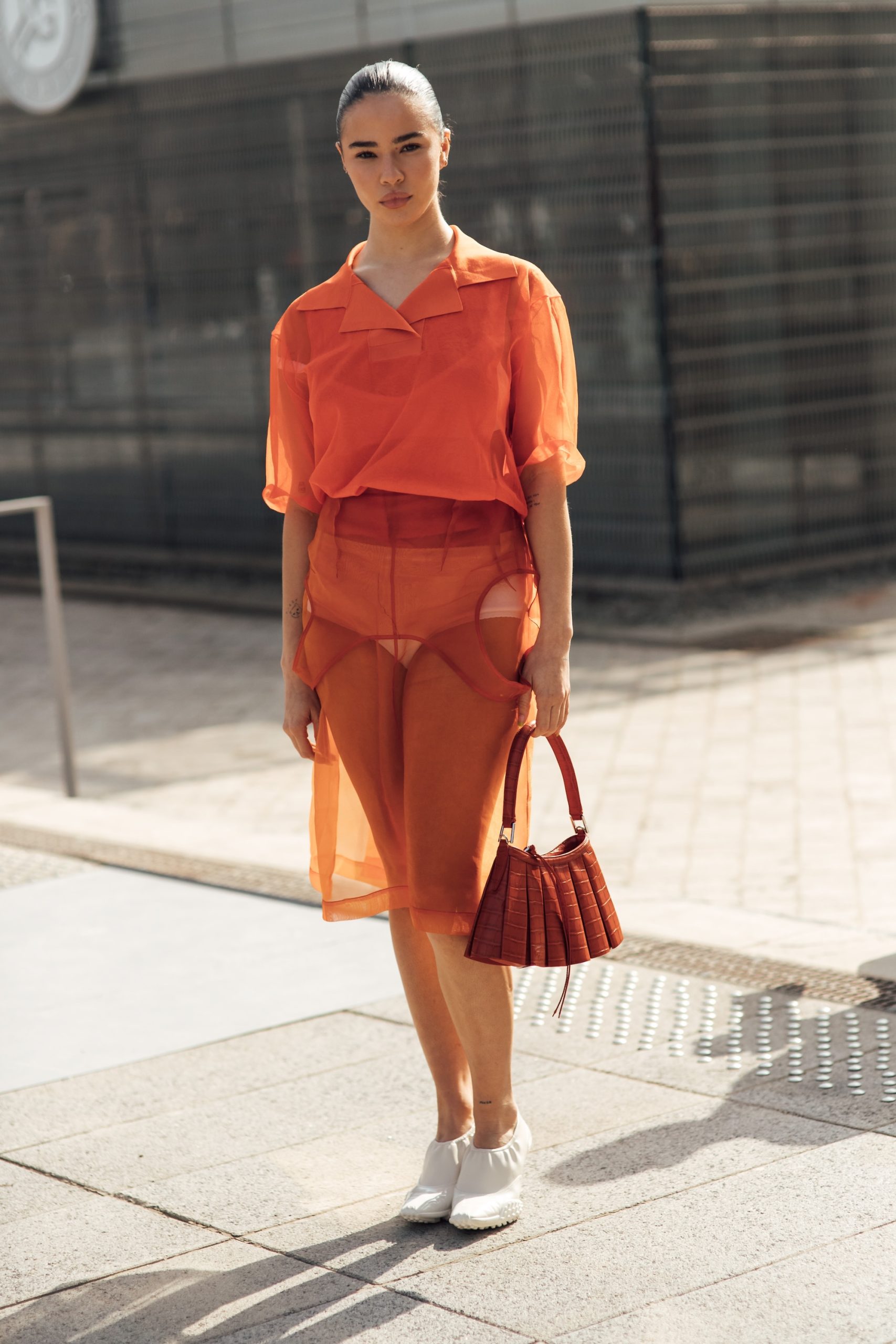 Oranje streetstylelook ter inspiratie voor het WK