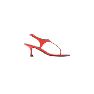 sandalen in rood met hak van Proenza Schouler