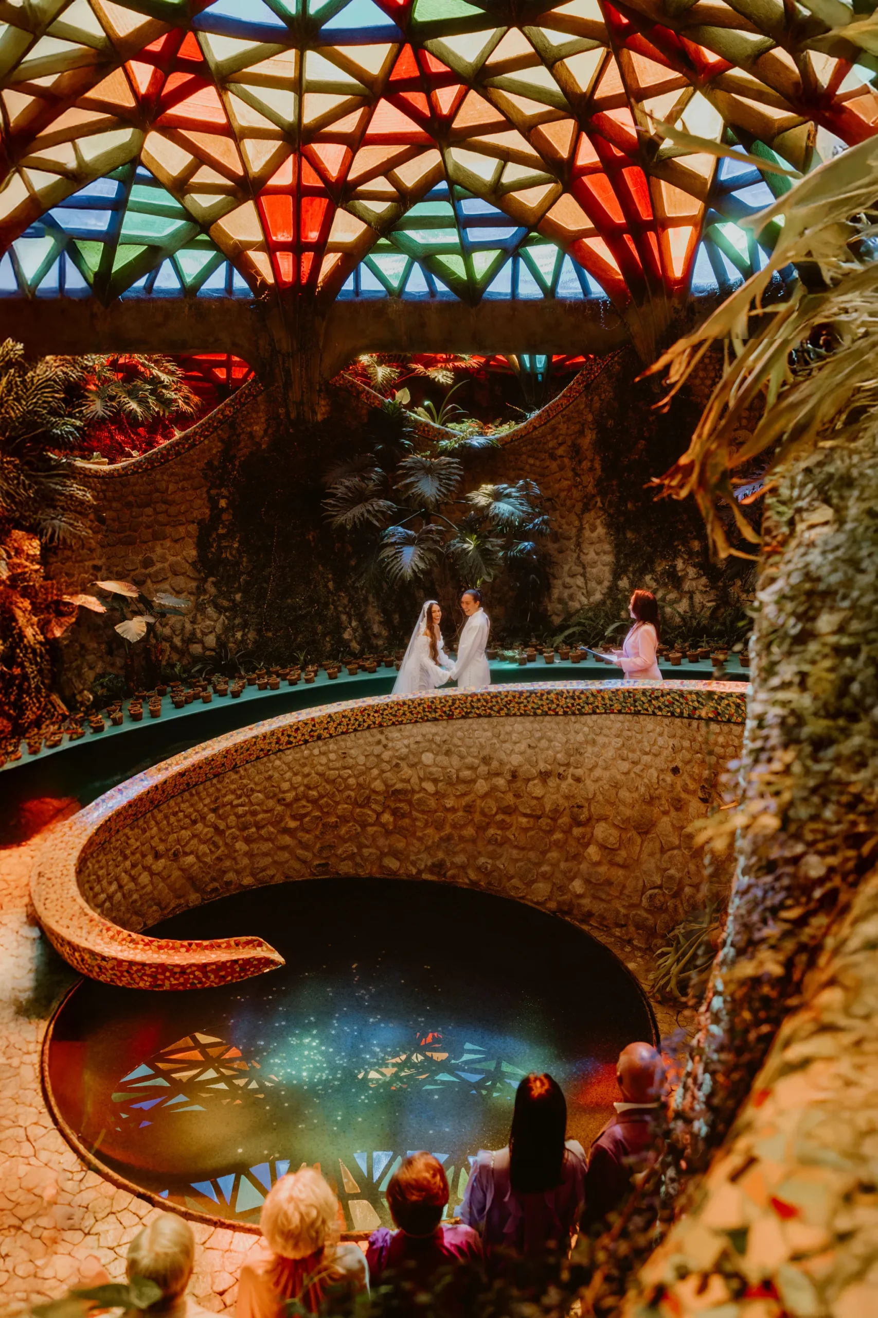 De surrealistische bruiloft van Sofia Alva en Dan Haddad