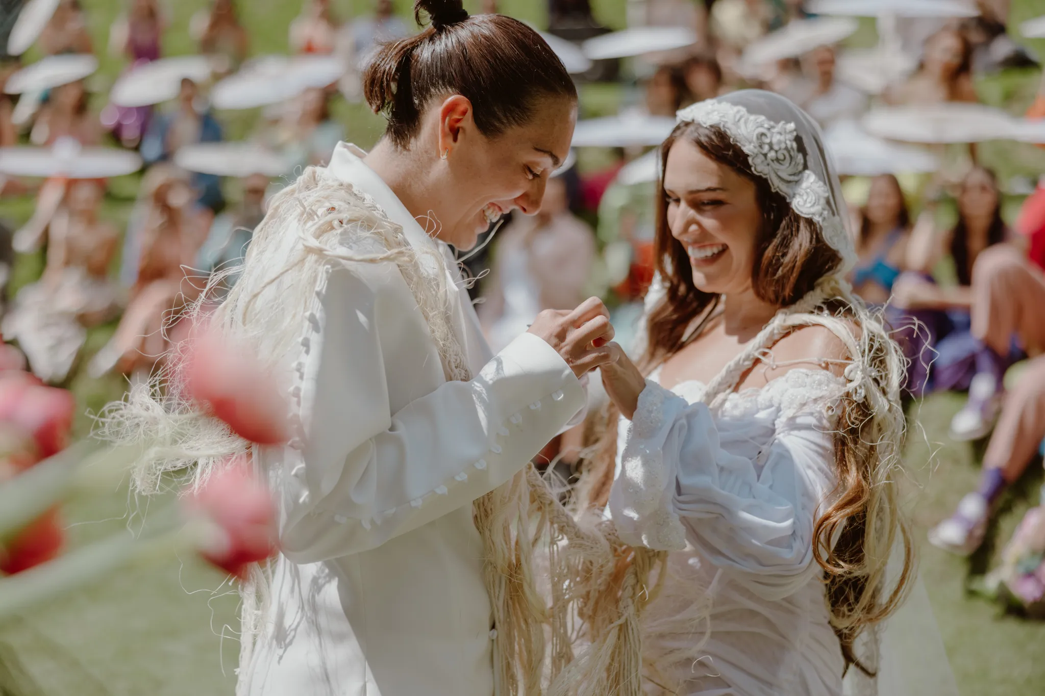 De surrealistische bruiloft van Sofia Alva en Dan Haddad