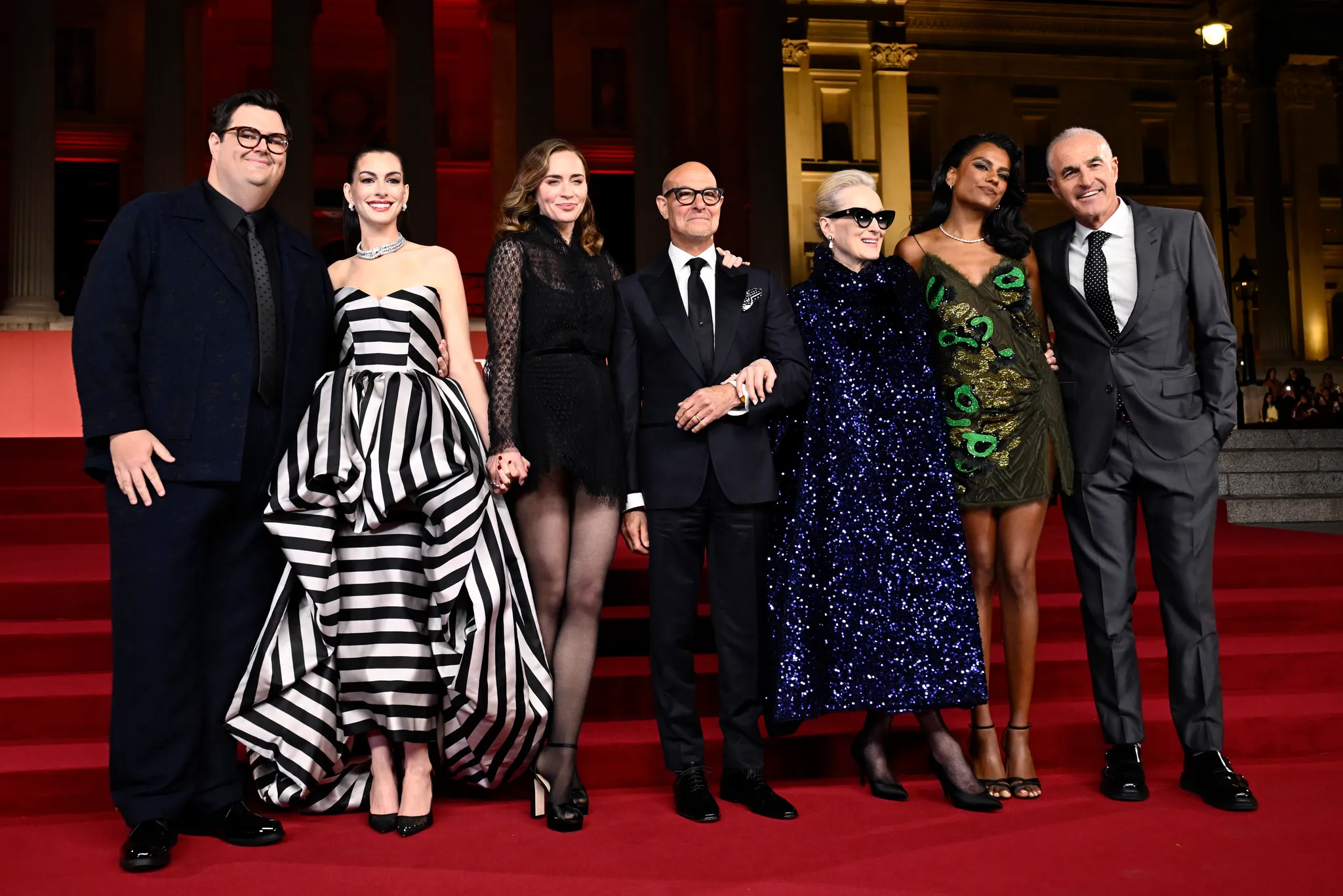 De cast van The Devil Wears Prada 2 bij de première in Londen
