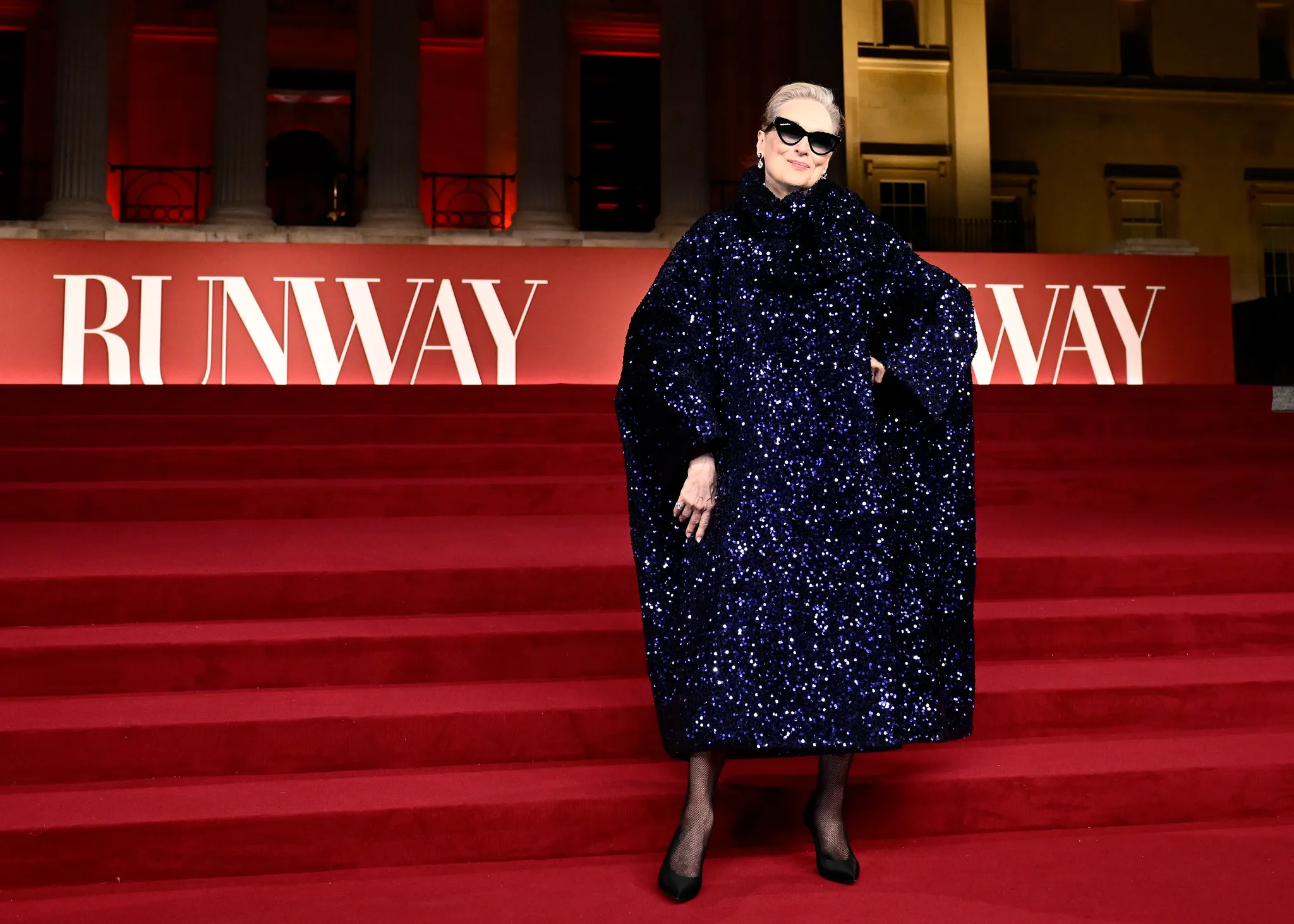 Meryl Streep bij de première van The Devil Wears Prada 2 in Londen