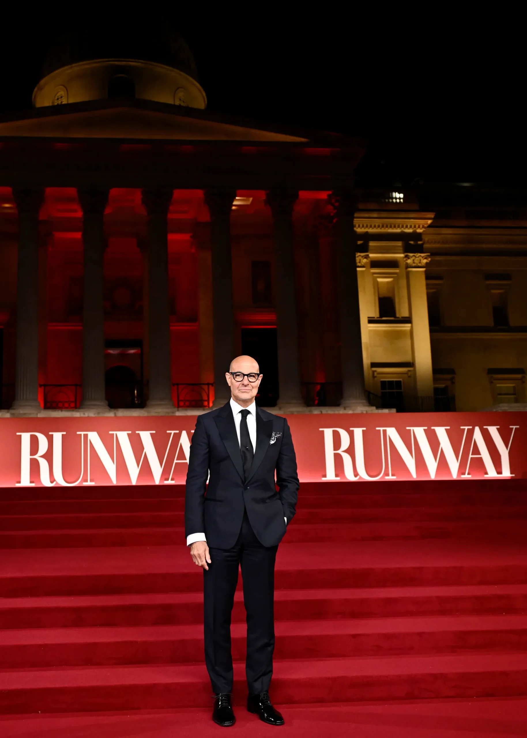 Stanley Tucci bij de première van The Devil Wears Prada 2 in Londen