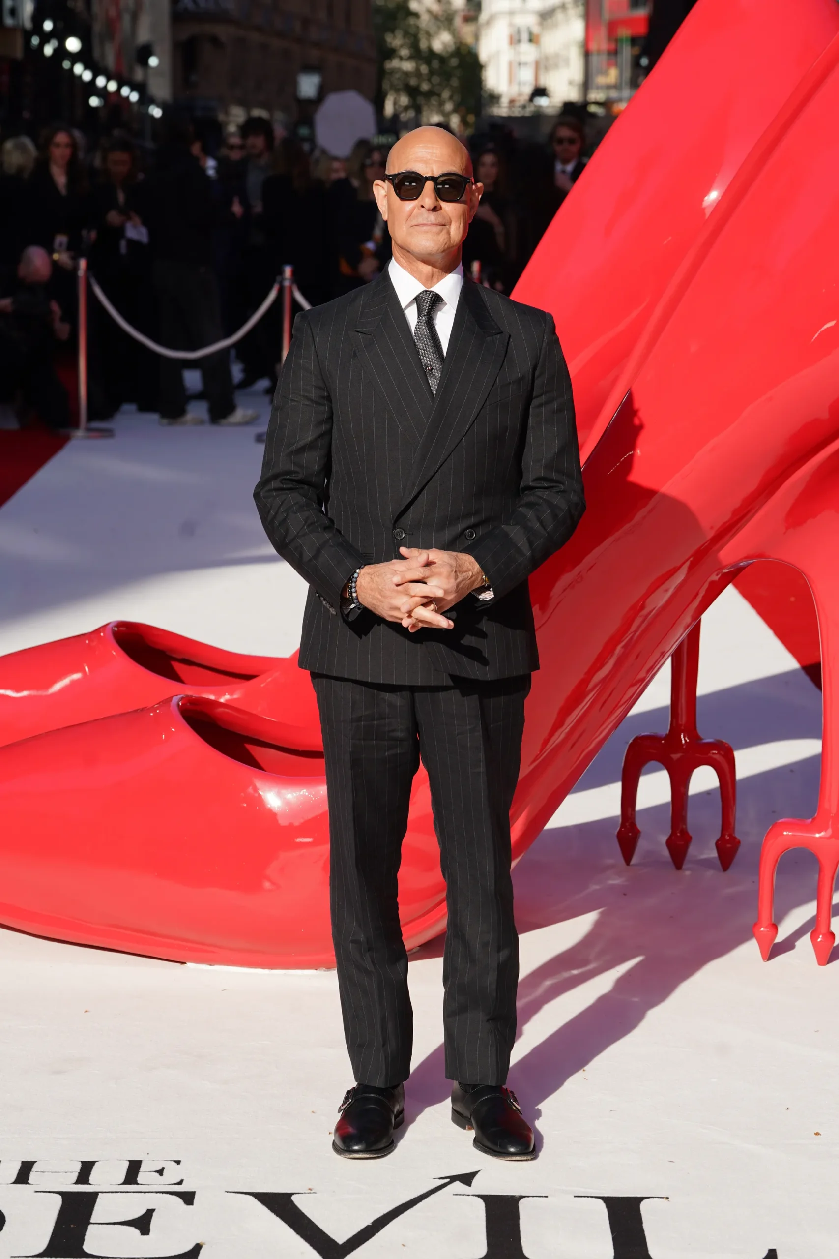 Stanley Tucci bij de première van The Devil Wears Prada 2 in Londen