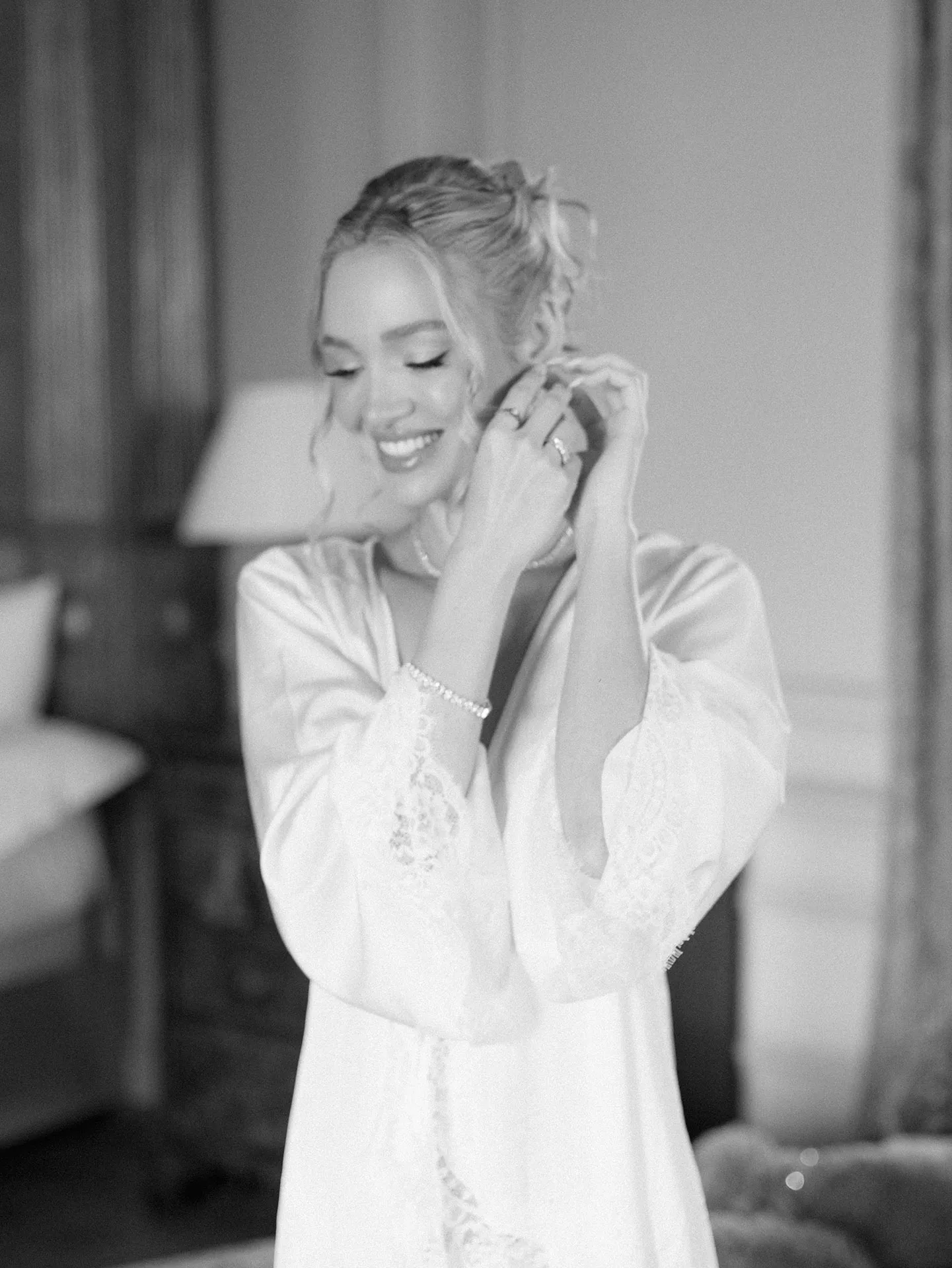 Beeld van de bruiloft van Jack Whitehall en Roxy Horner