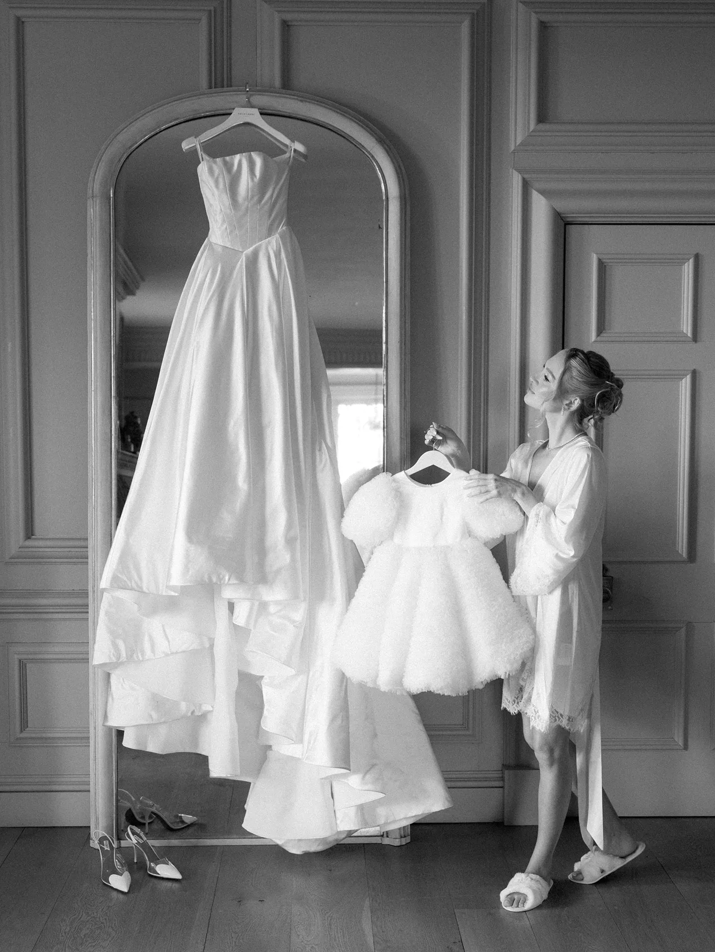 Beeld van de bruiloft van Jack Whitehall en Roxy Horner