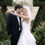 Beeld van de bruiloft van Jack Whitehall en Roxy Horner