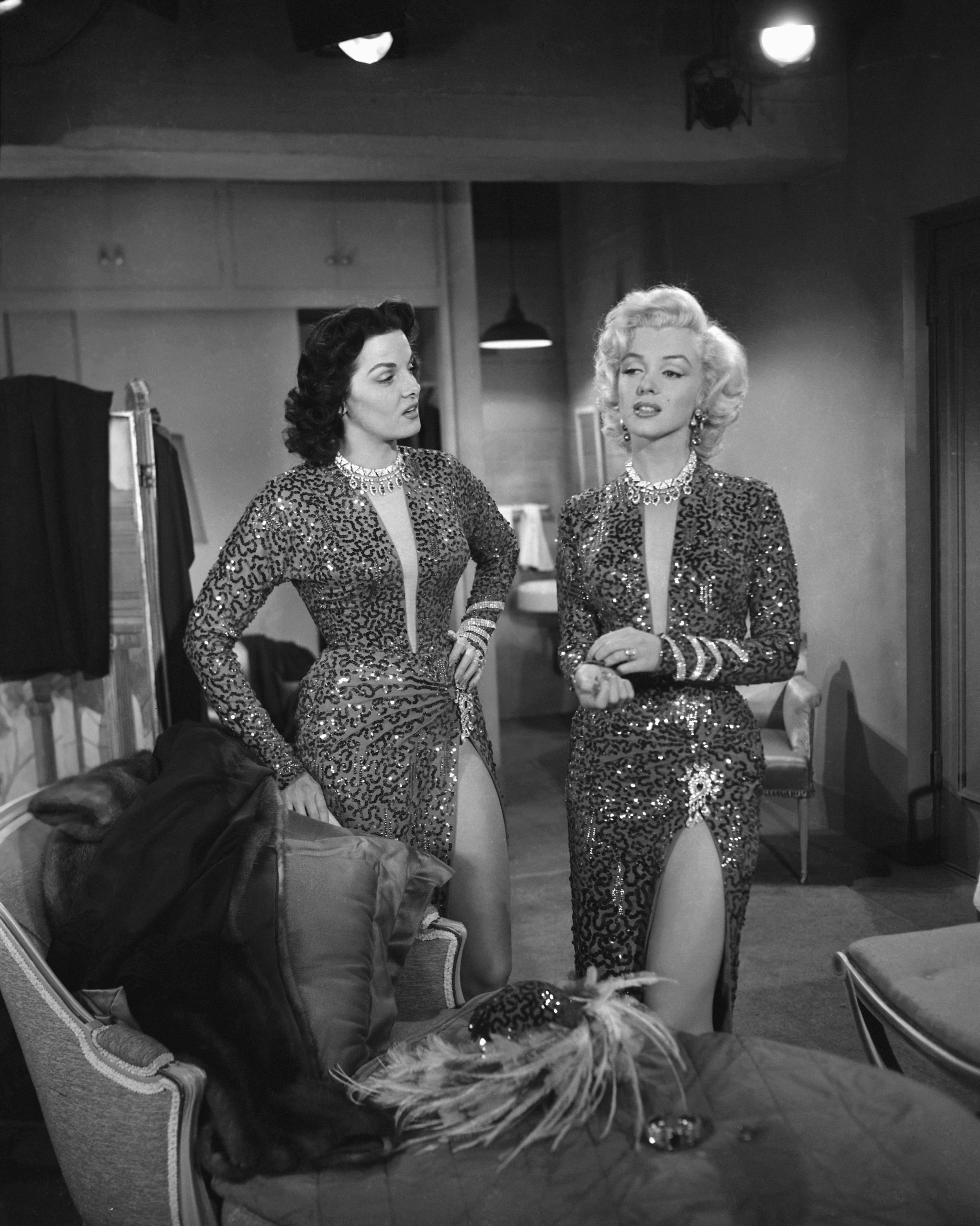 Marilyn Monroe en Jane Russell