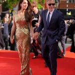 Amal Clooney in Alexander McQueen herfst/winter 2007