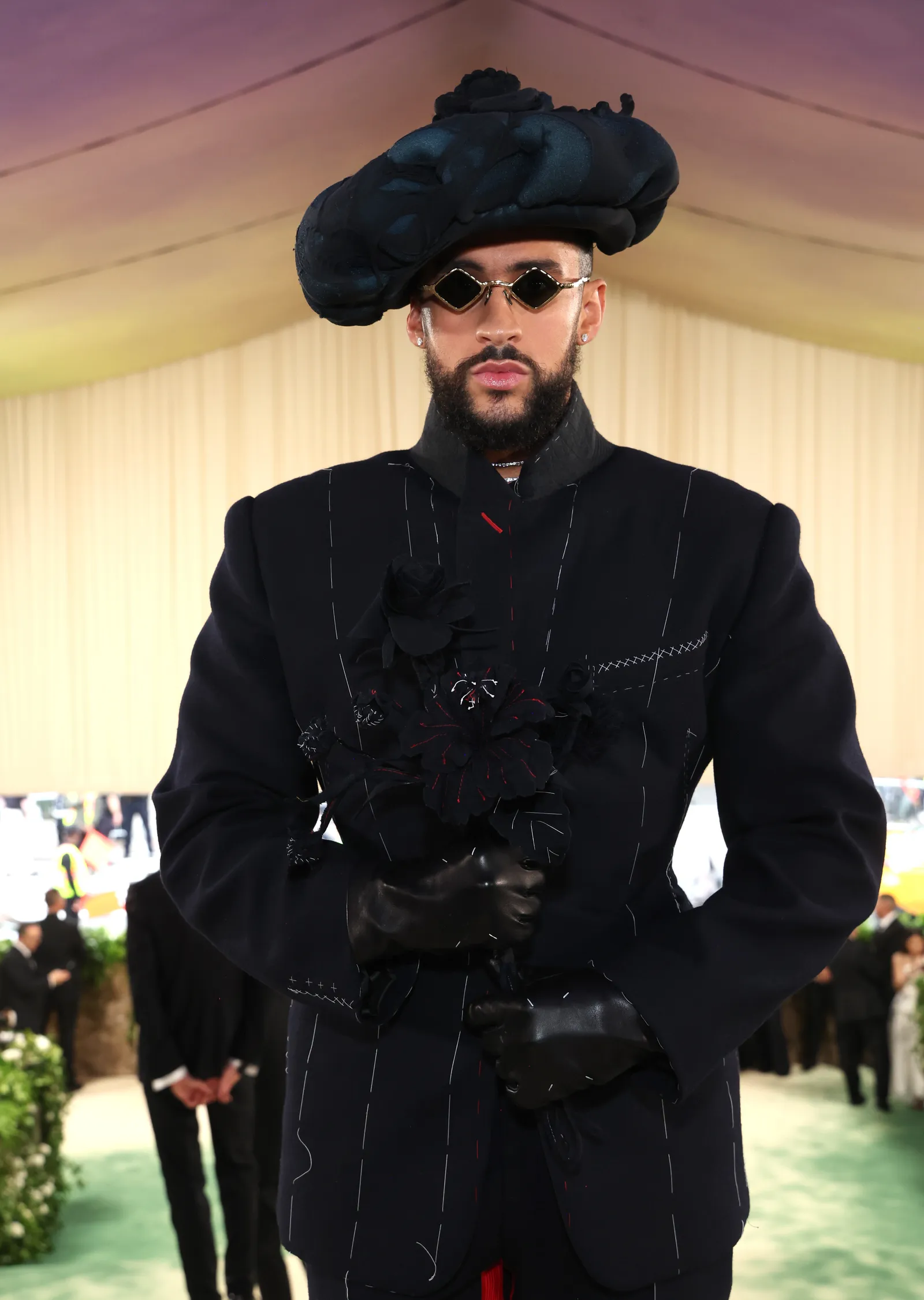 Bad Bunny tijdens het Met Gala 2024
