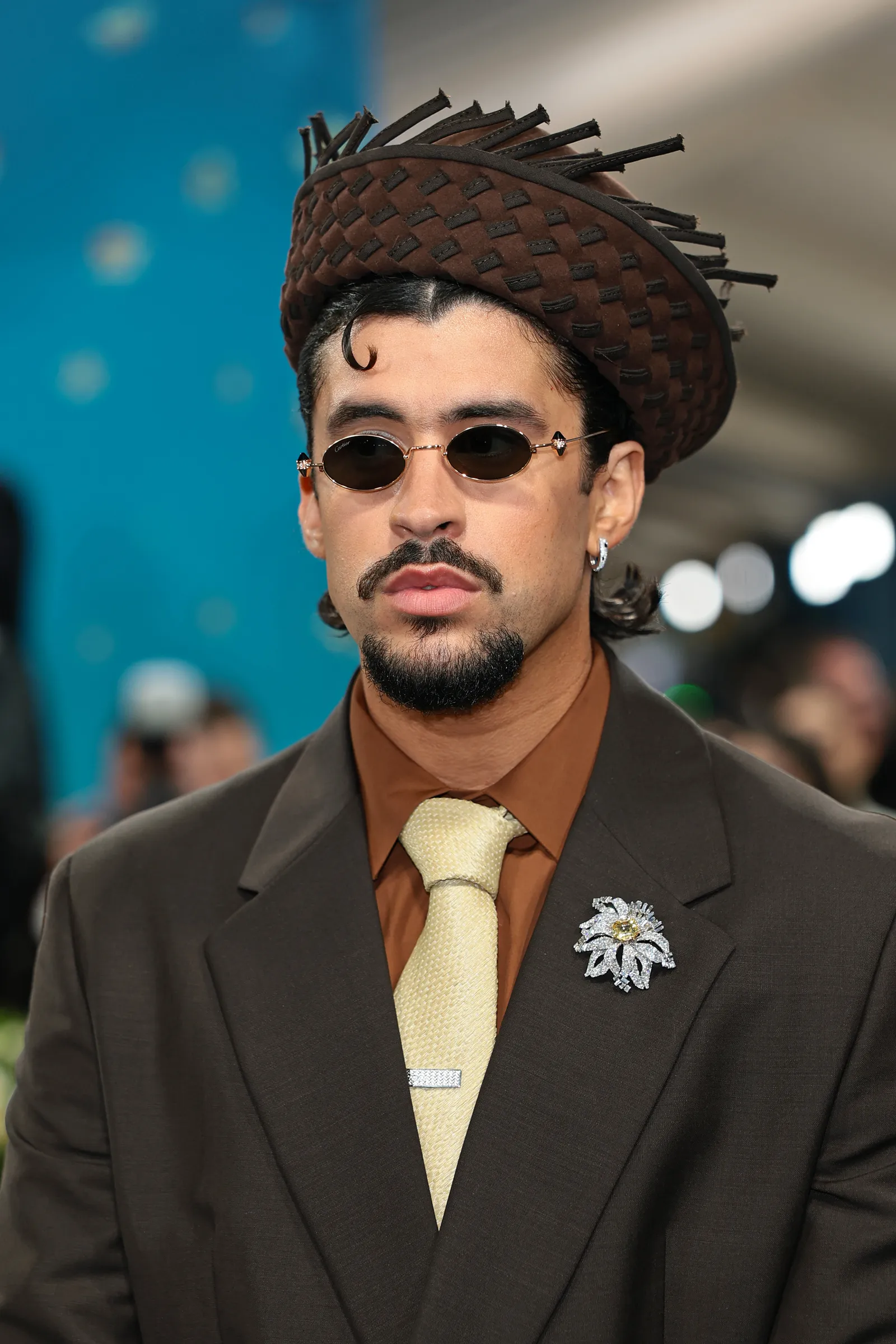 De zanger tijdens het Met Gala 2026