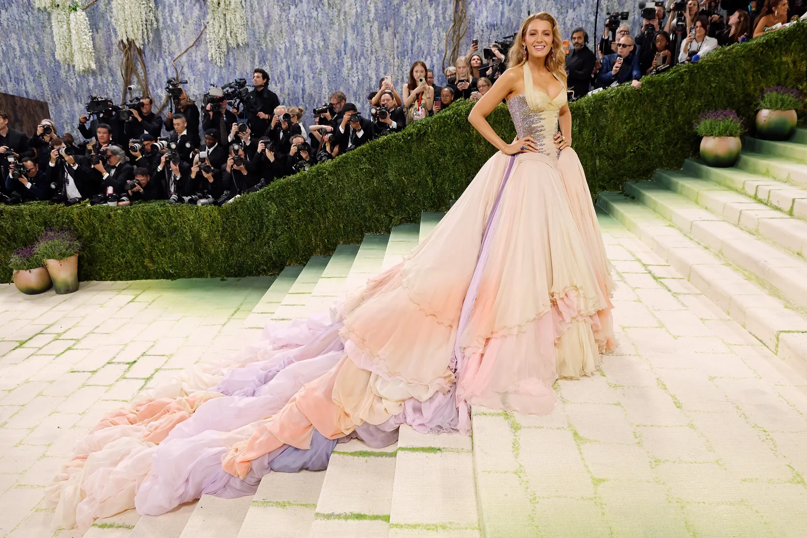 Blake Lively in vintage Versace