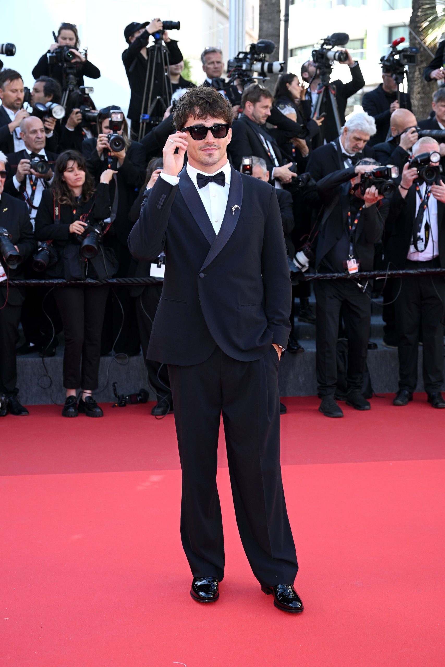 Charles Leclerc in Armani op het Cannes Film Festival 2026