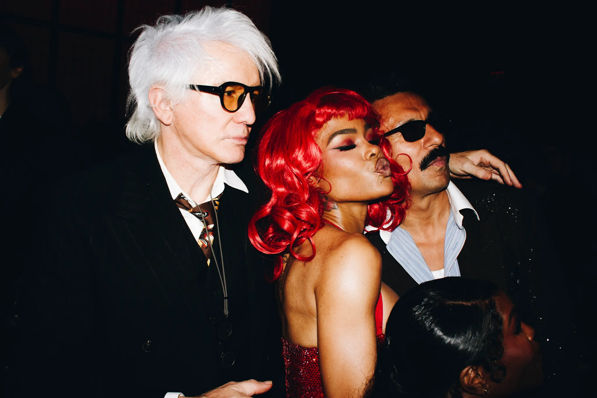 Celebs bij het Dirty Rose burlesque-feest georganiseerd door Teyana Taylor