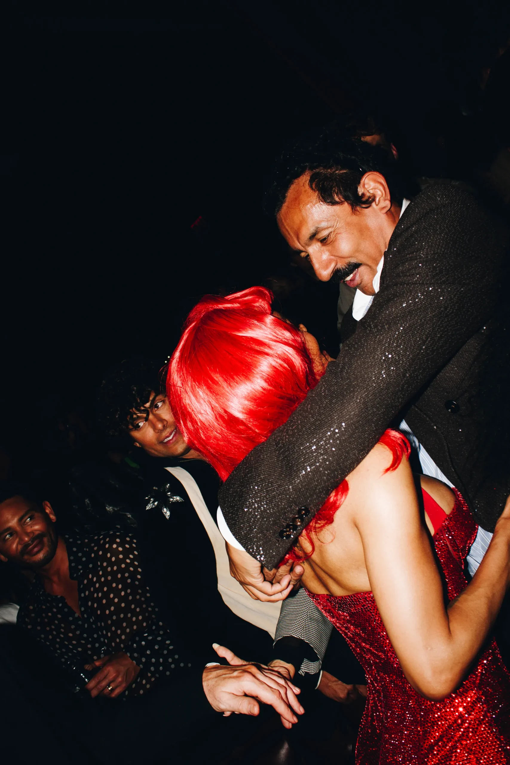 Celebs bij het Dirty Rose burlesque-feest georganiseerd door Teyana Taylor