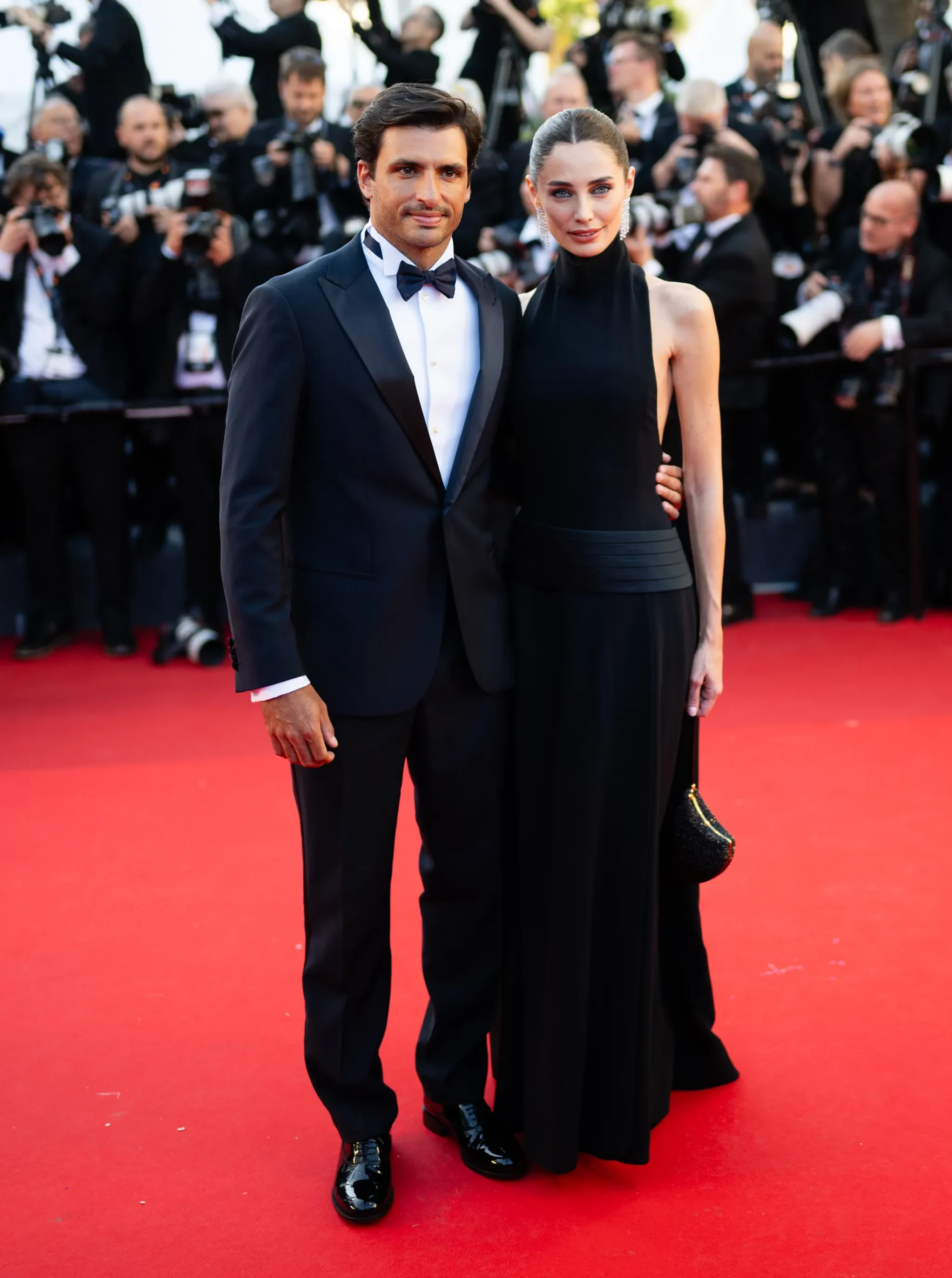 Carlos Sainz Jr. en Rebecca Donaldson