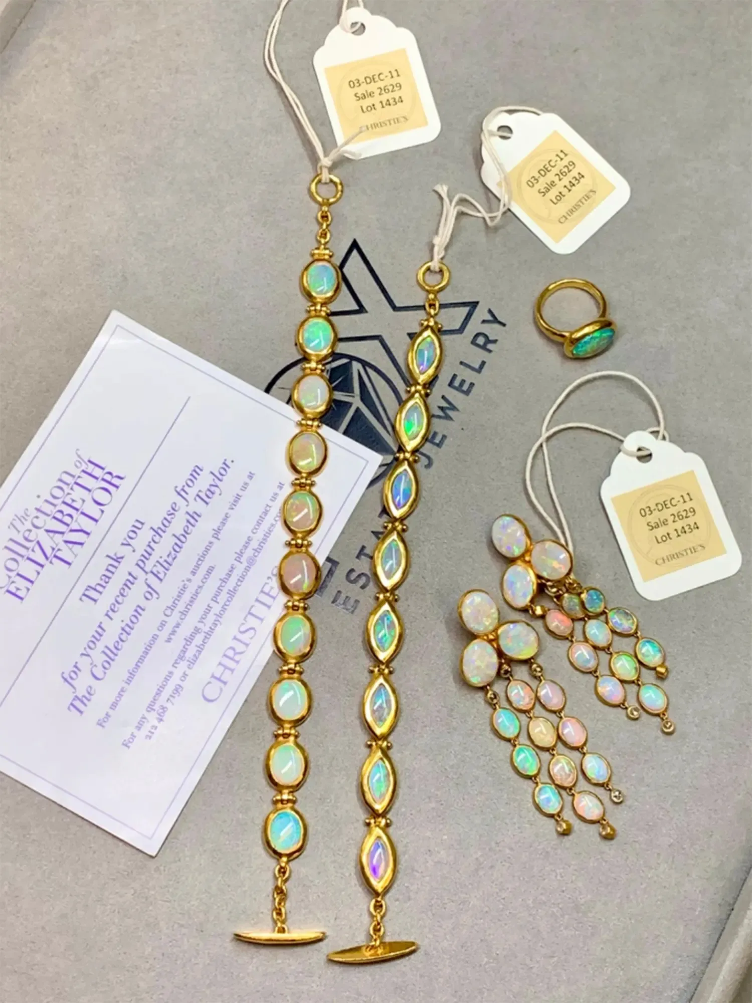 De sieraden van Elizabeth Taylor in de verkoop