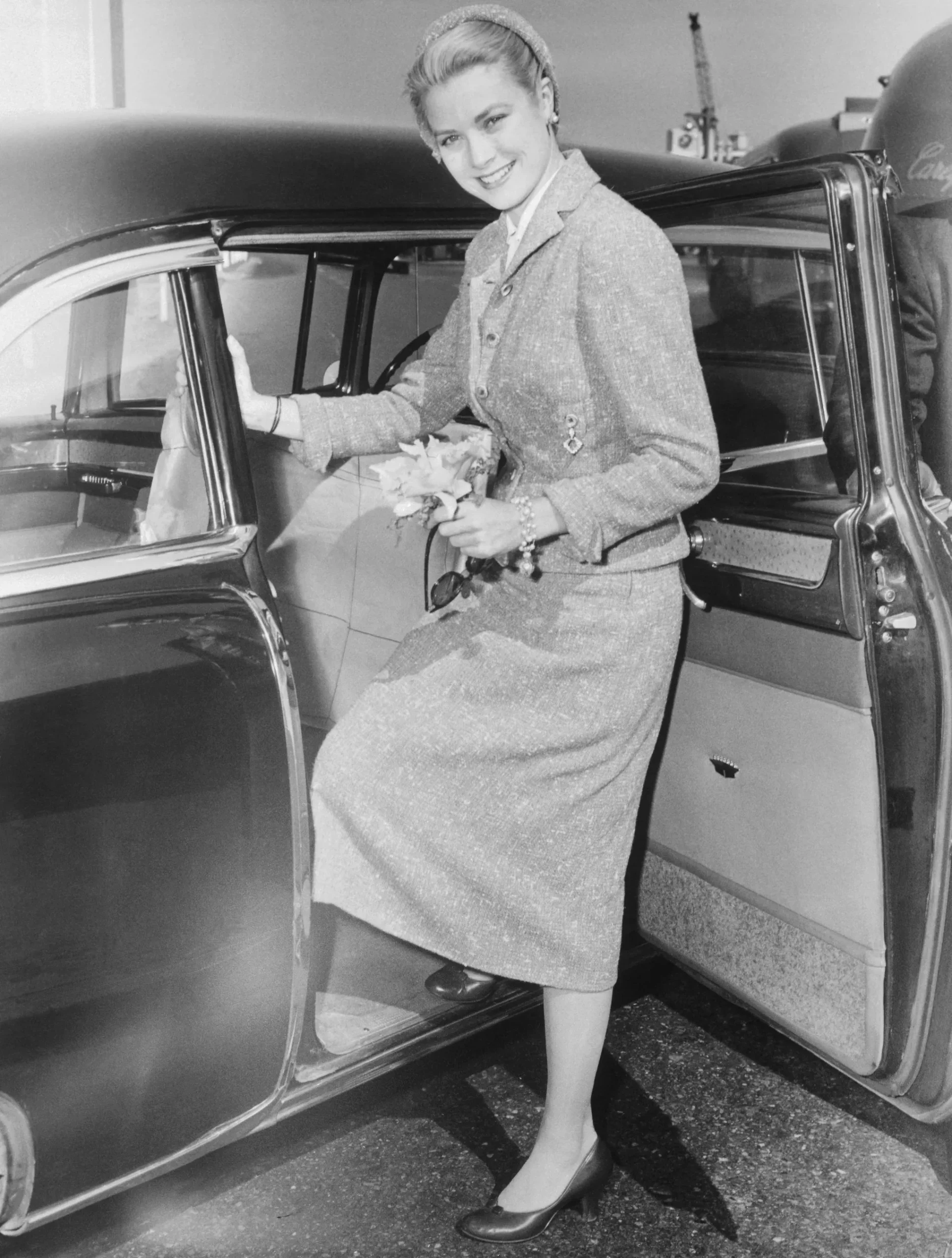 Grace Kelly op het Cannes Film Festival in 1955