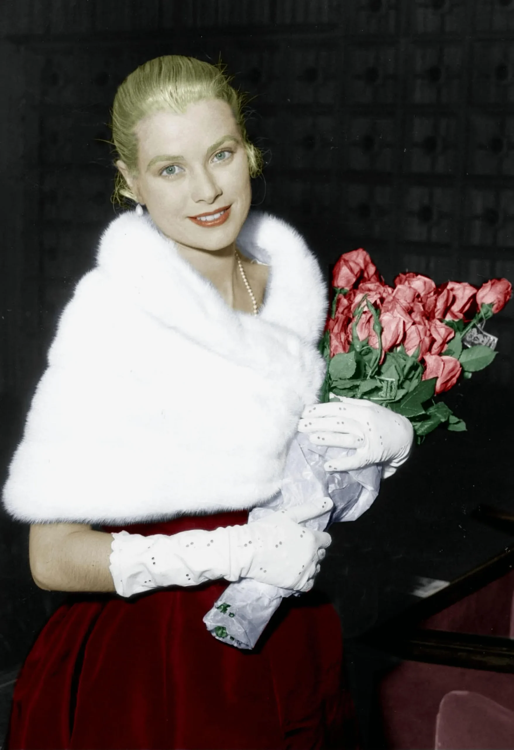 Grace Kelly op het Cannes Film Festival in 1955