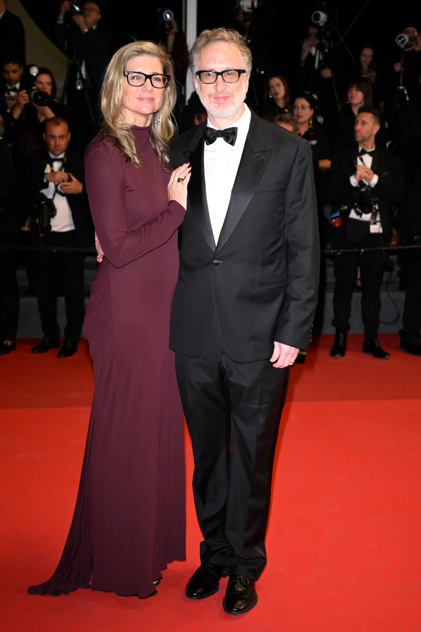 Alexandra Dickson Gray en James Gray als koppel in Cannes