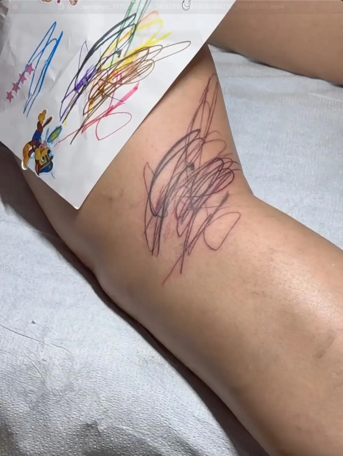 Rihanna's nieuwste tatoeage 