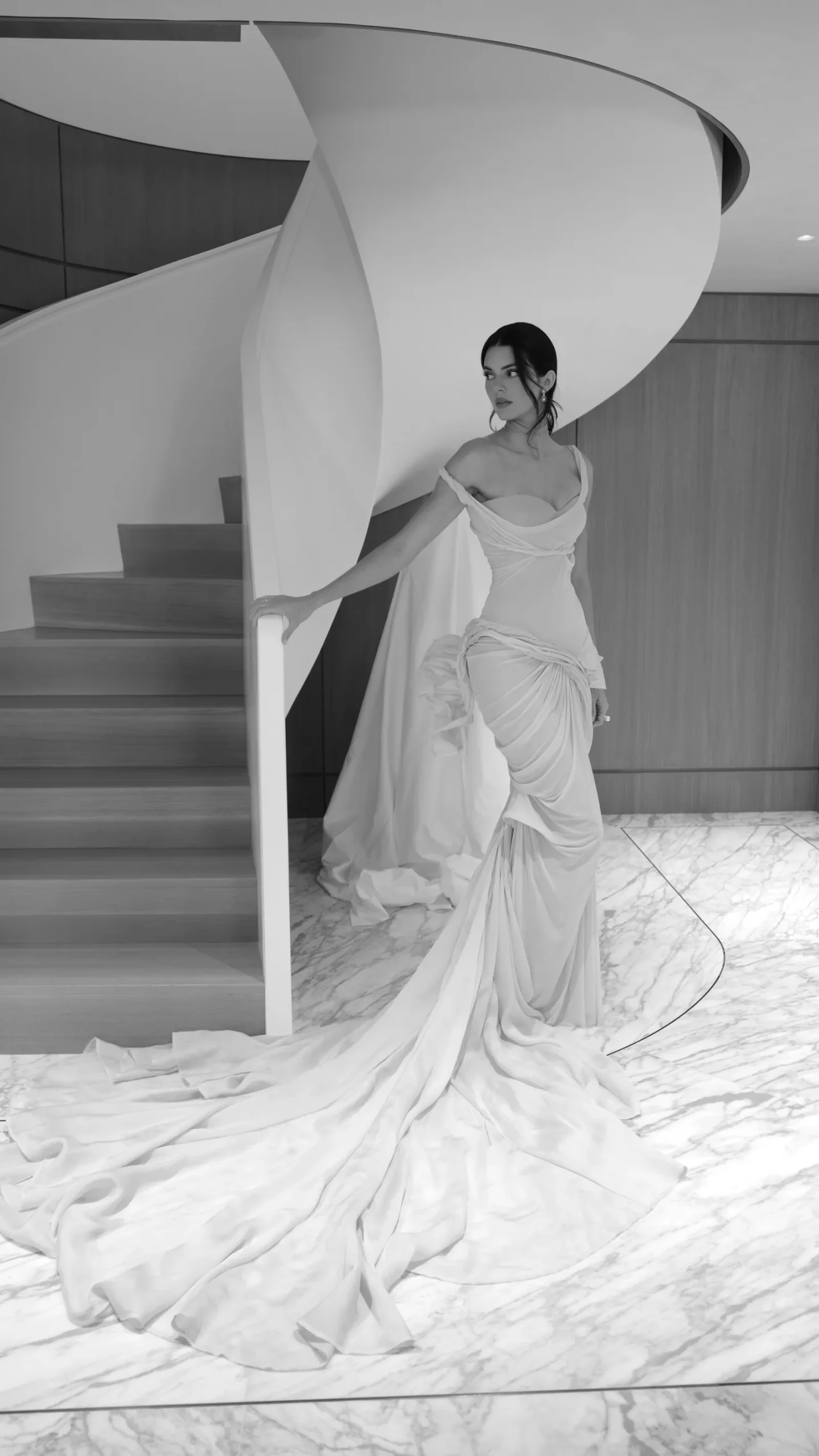 Kendall Jenner voor het Met Gala