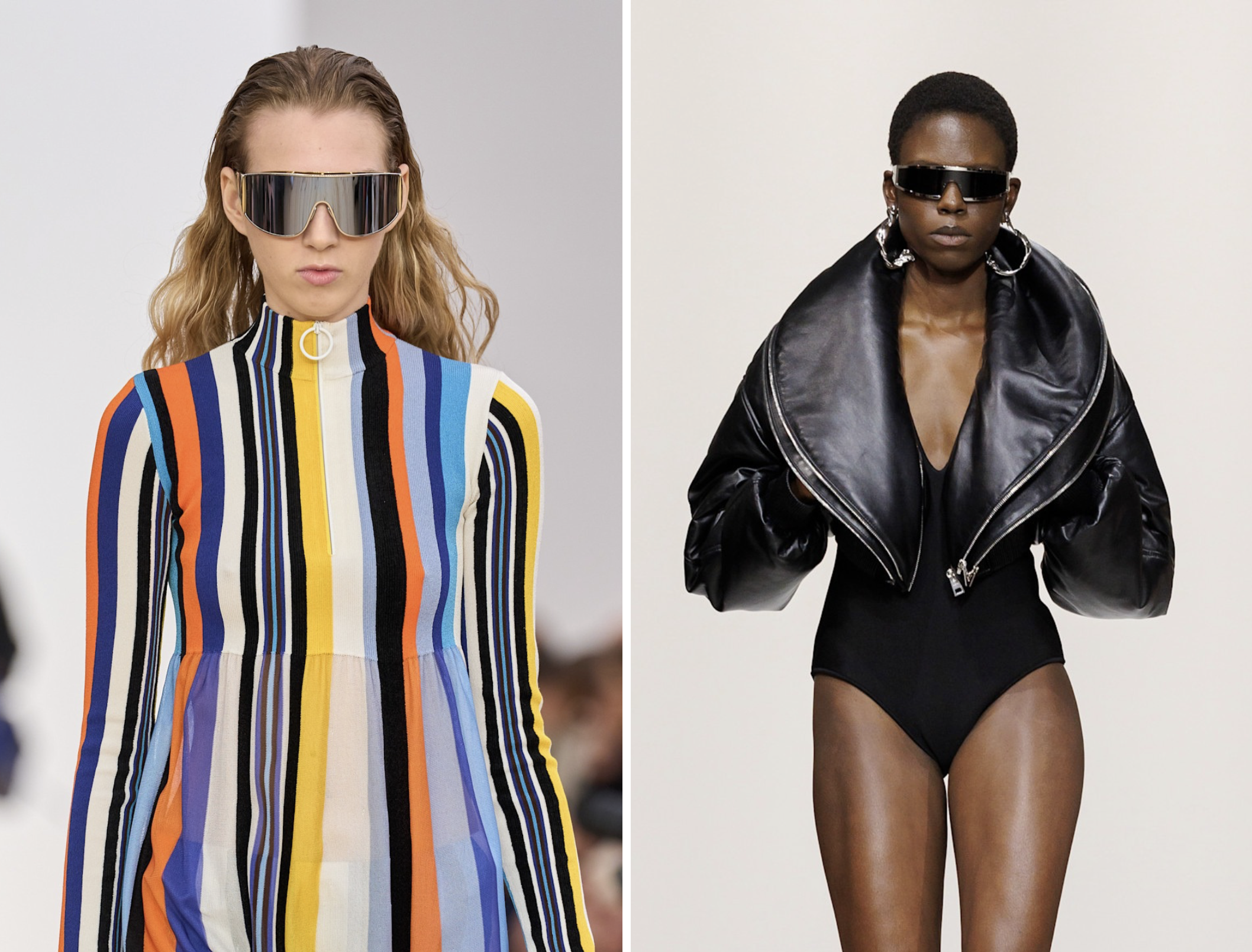 Sportieve zonnebrillen bij Loewe en Givenchy lente/zomer 2026