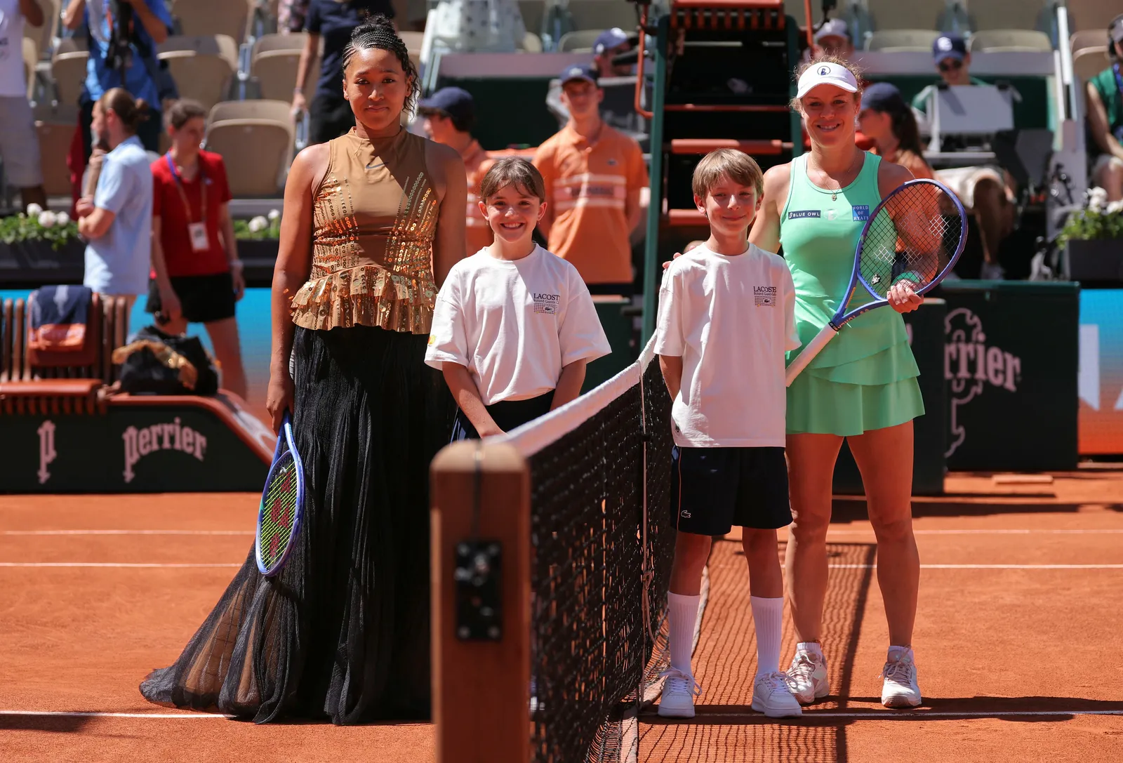 Naomi Osaka en Laura Siegemund