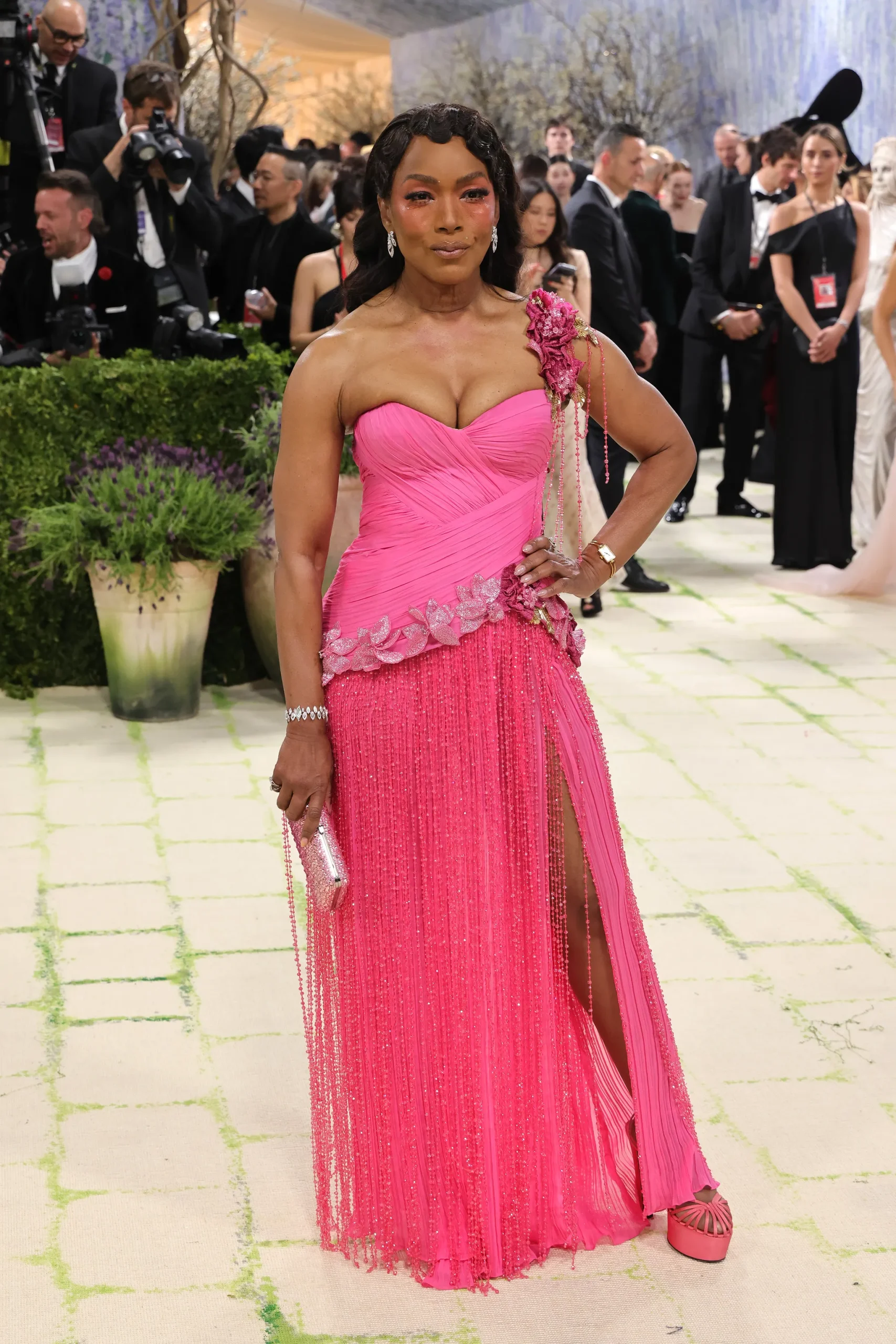 Angela Bassett in Prabal Gurung
