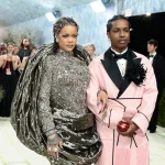 Rihanna en ASAP Rocky op het Met Gala 2026