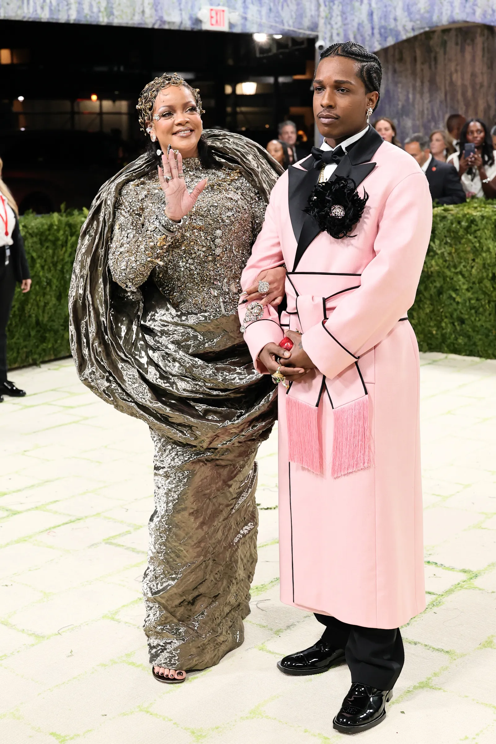Rihanna en ASAP Rocky op het Met Gala 2026
