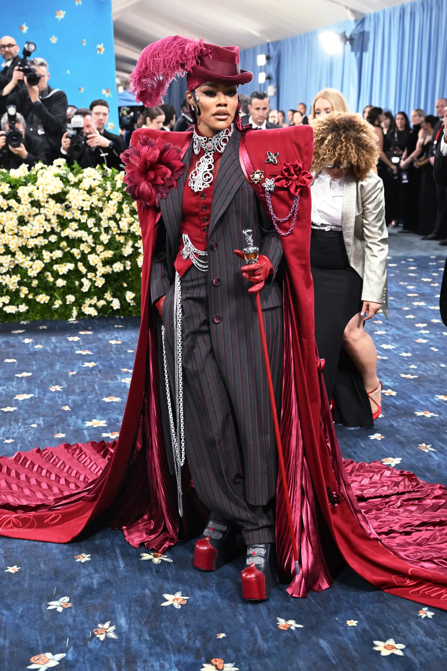Teyana Taylor op het Met Gala in Ruth E. Carter, 2025 
