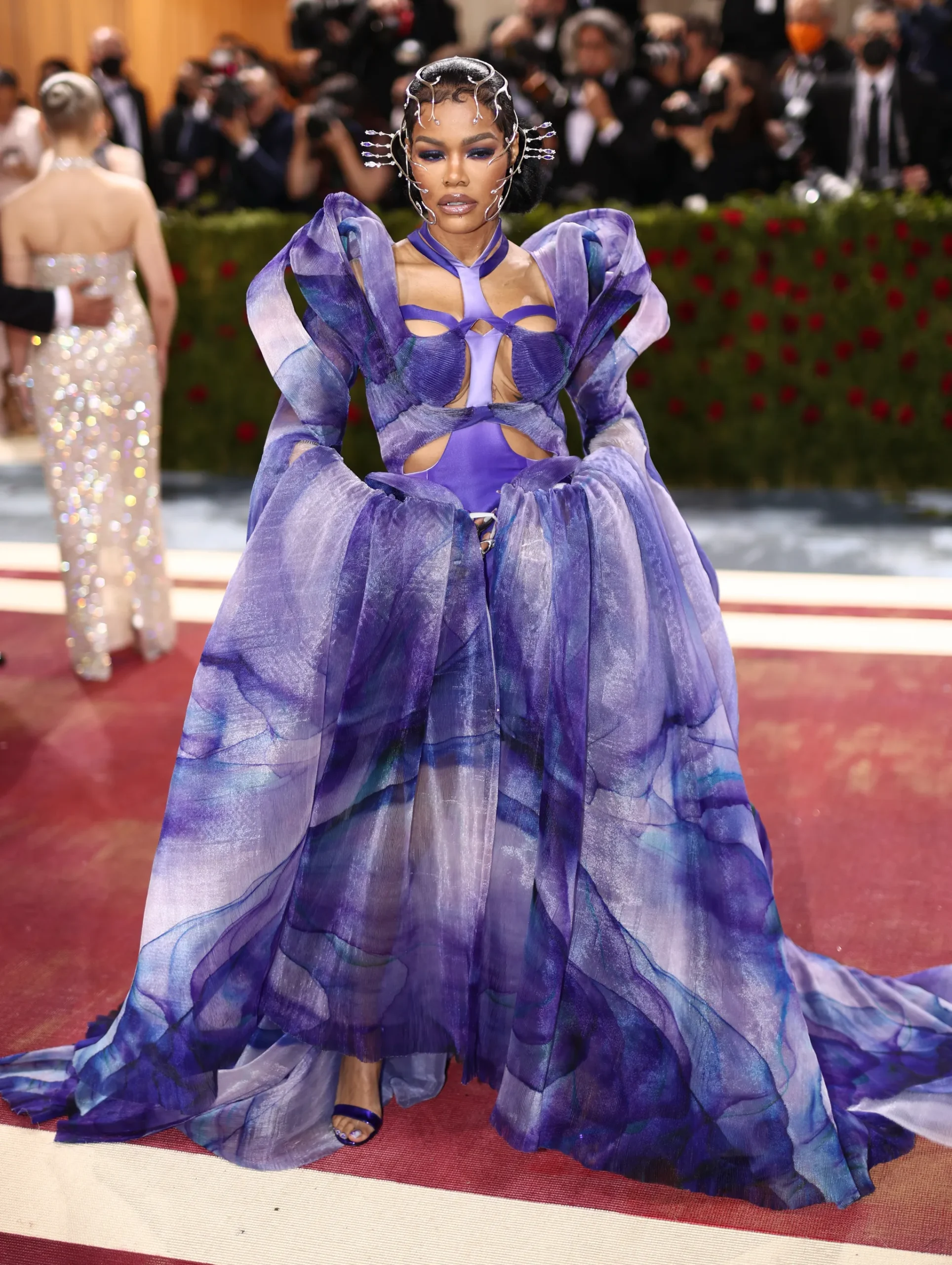 Teyana Taylor op het Met Gala in Iris van Herpen, 2022