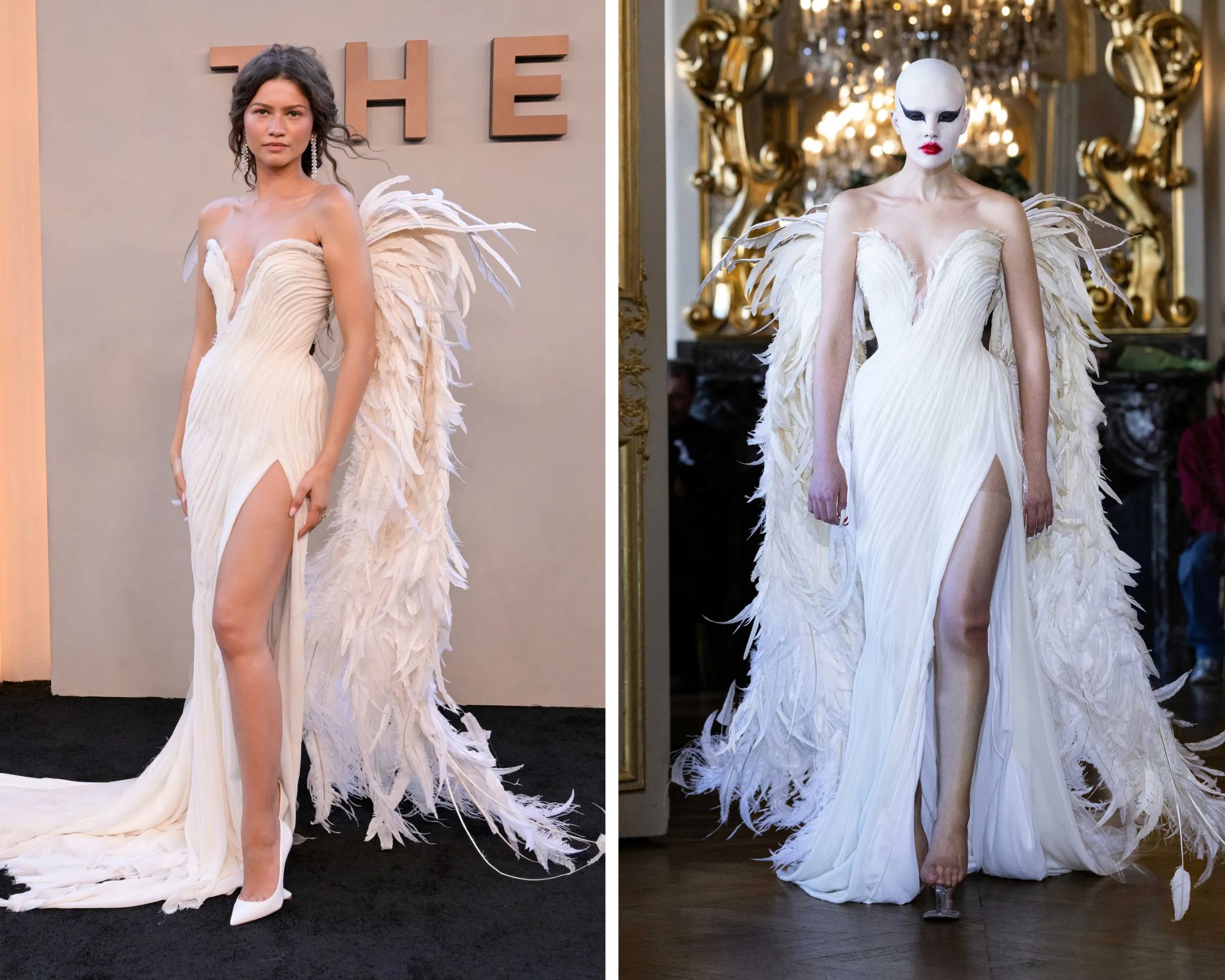 Zendaya in Matières Fécales tijdens de New Yorkse première van The Odyssey