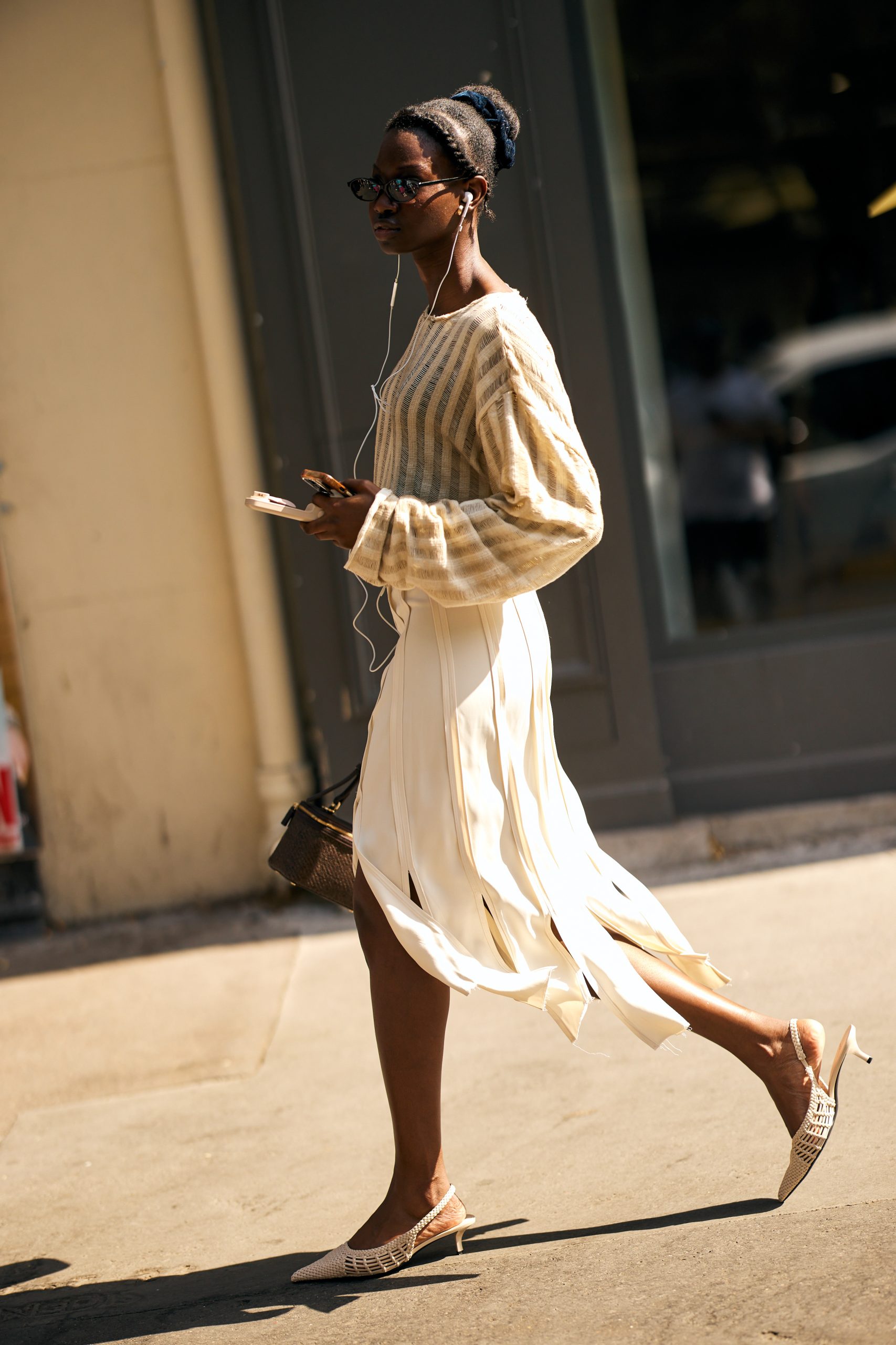 Streetstyle-outfitinspiratie voor tijdens een hittegolf