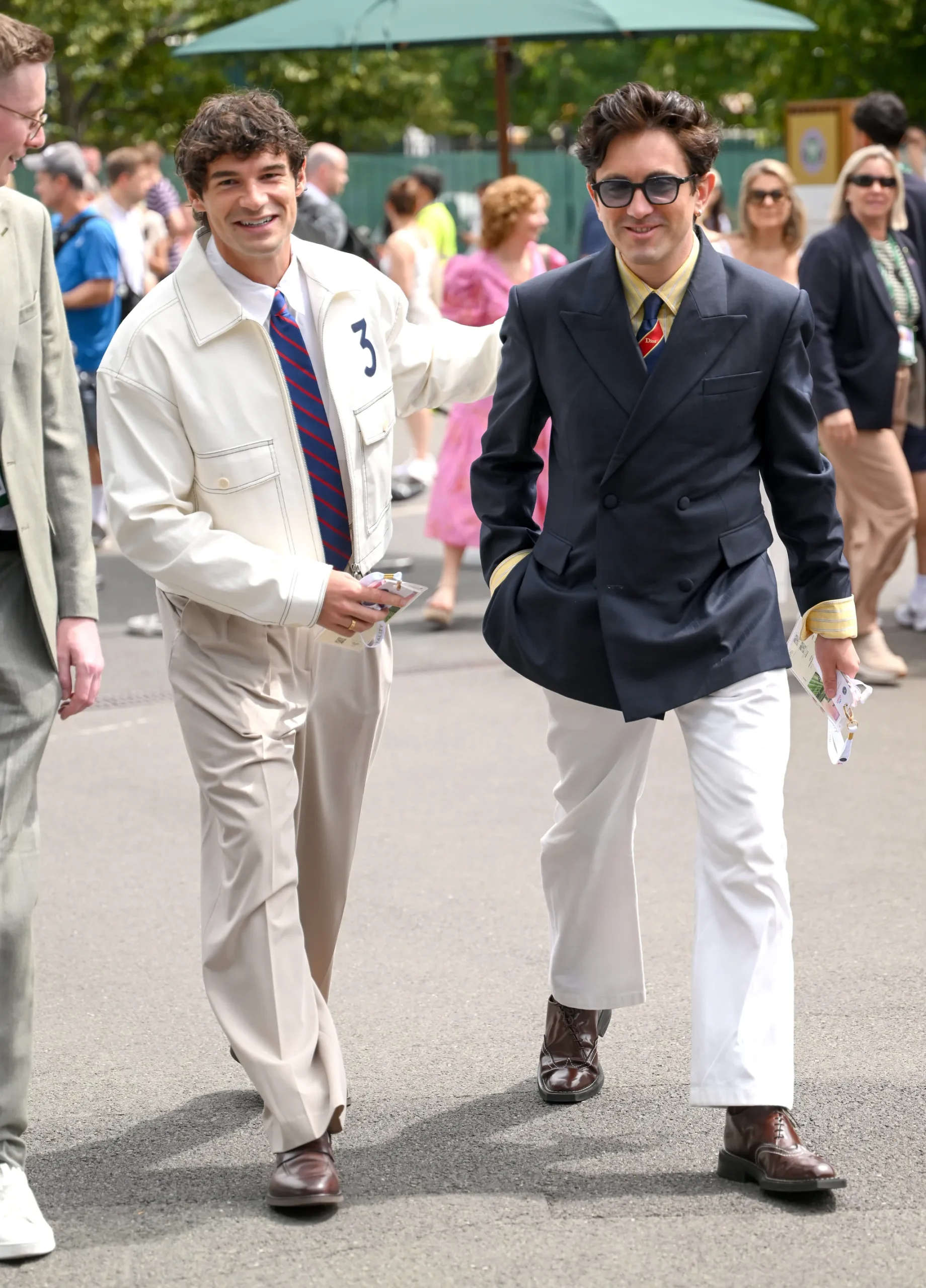 Paul Forman en Daniel W Fletcher op Wimbledon