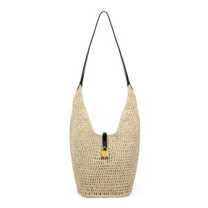 Demelier raffia tote